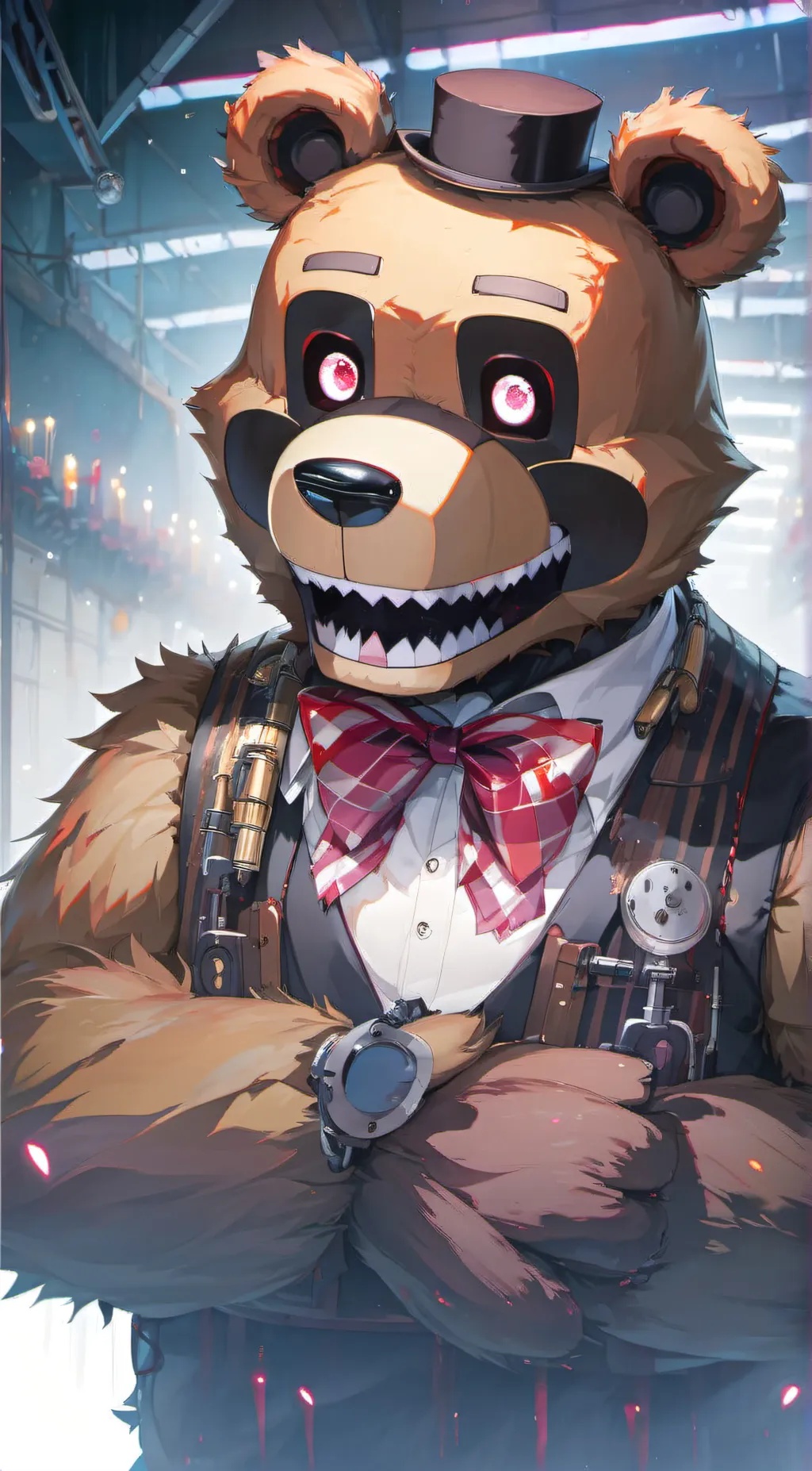 ai character: Freddy Fazbear background