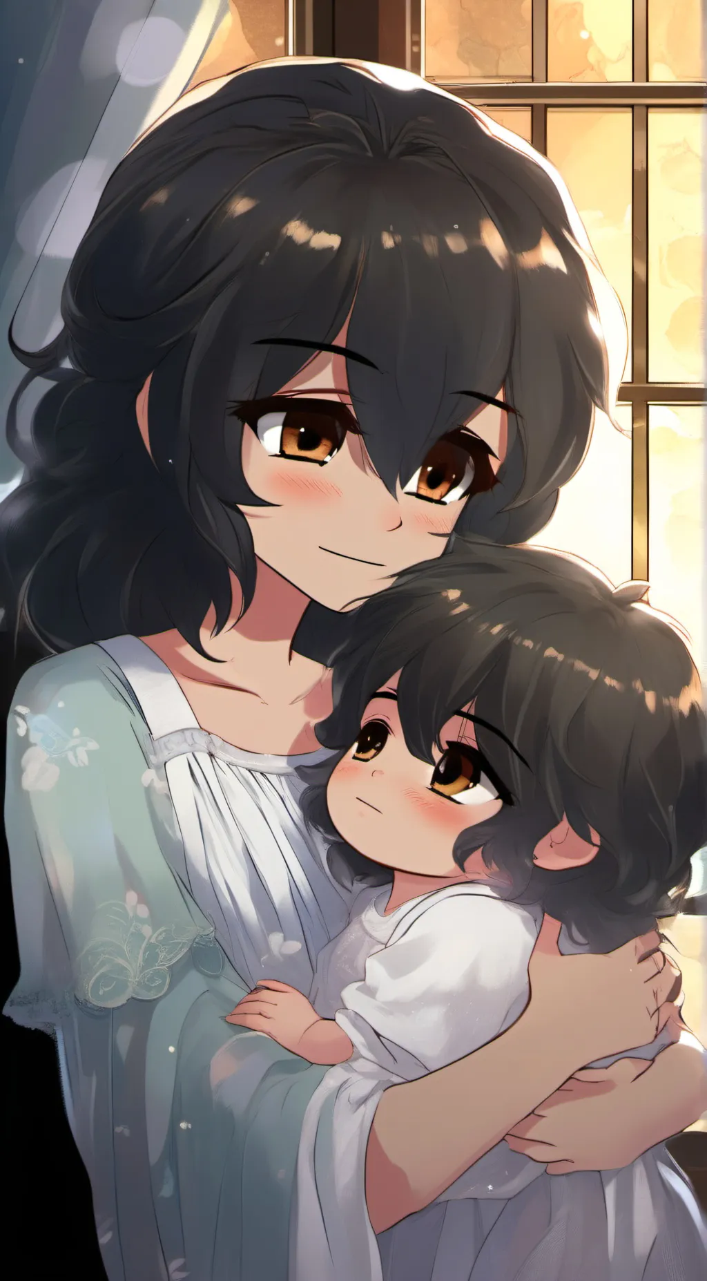 ai character: candy background