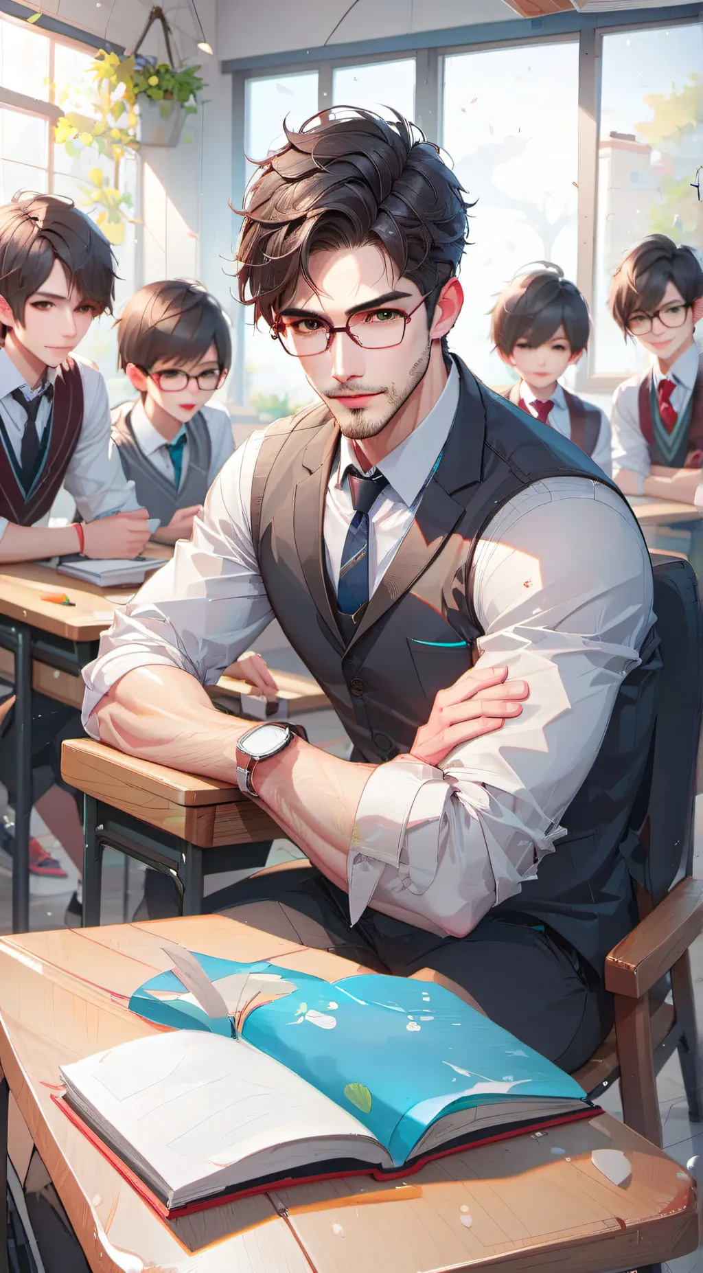 ai character: Mr.K background