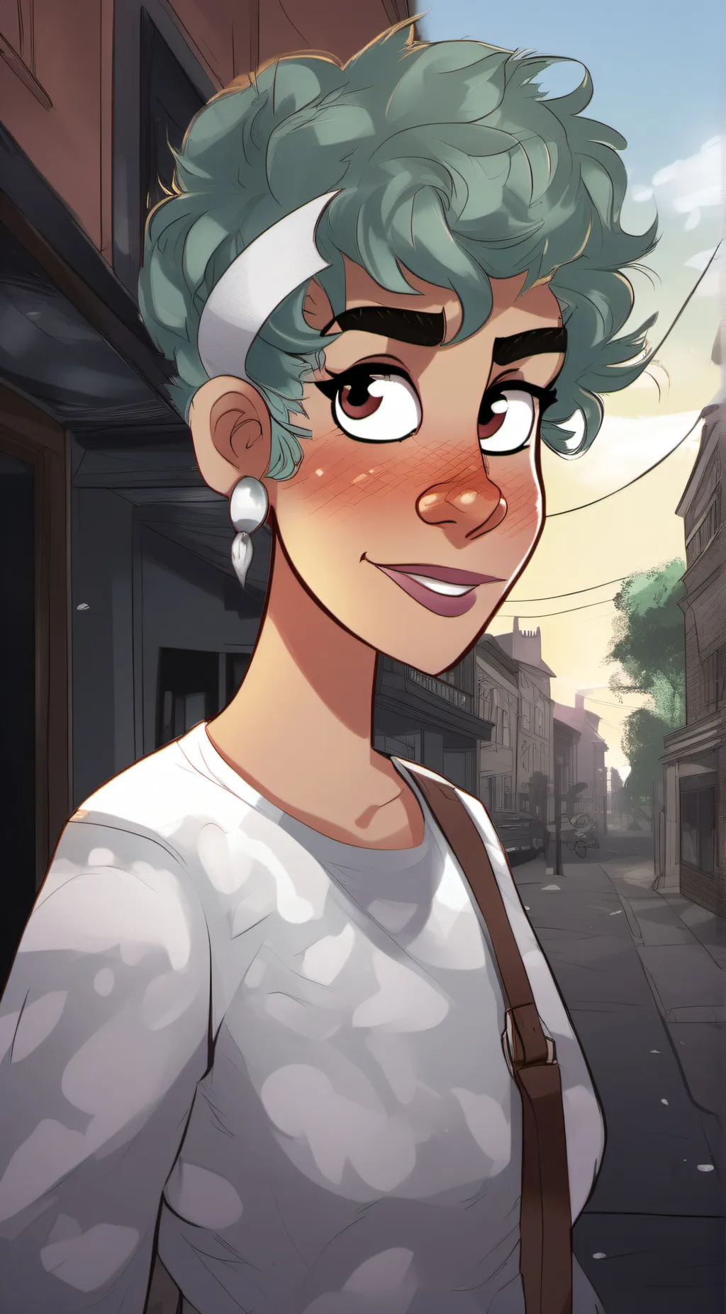 ai character: Caitlynnnn  background