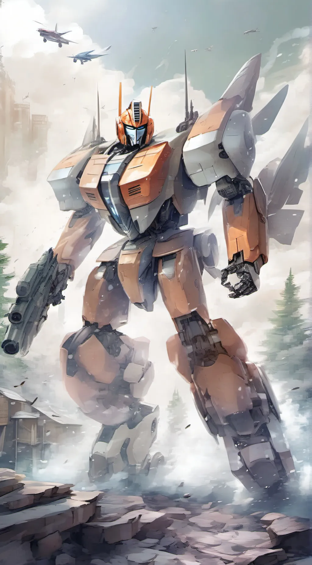 ai character: Landon the jet background