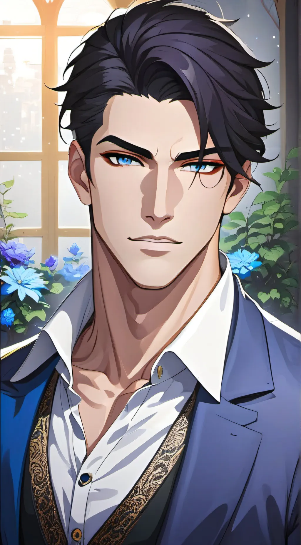 ai character: Max background