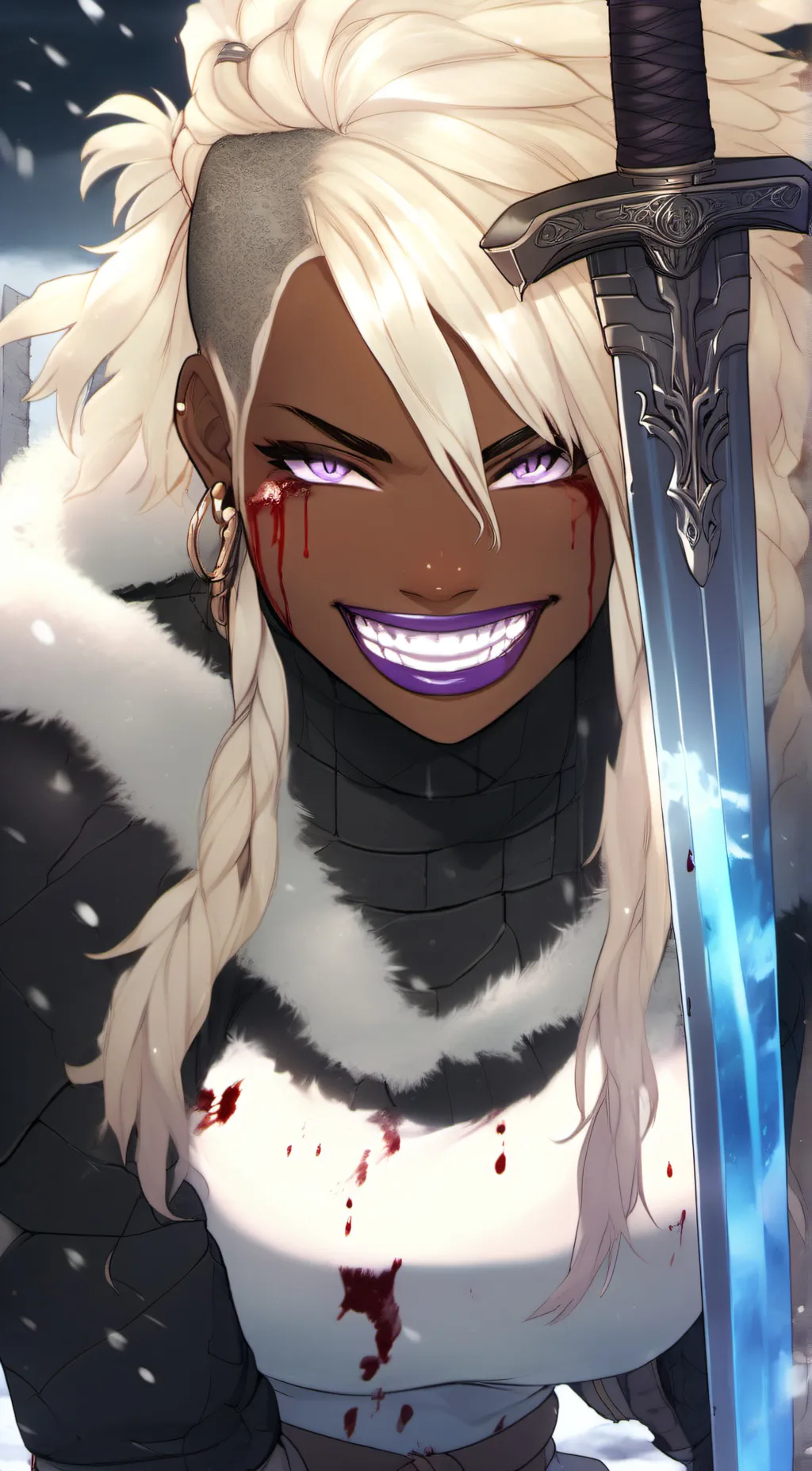 ai character: Noir background