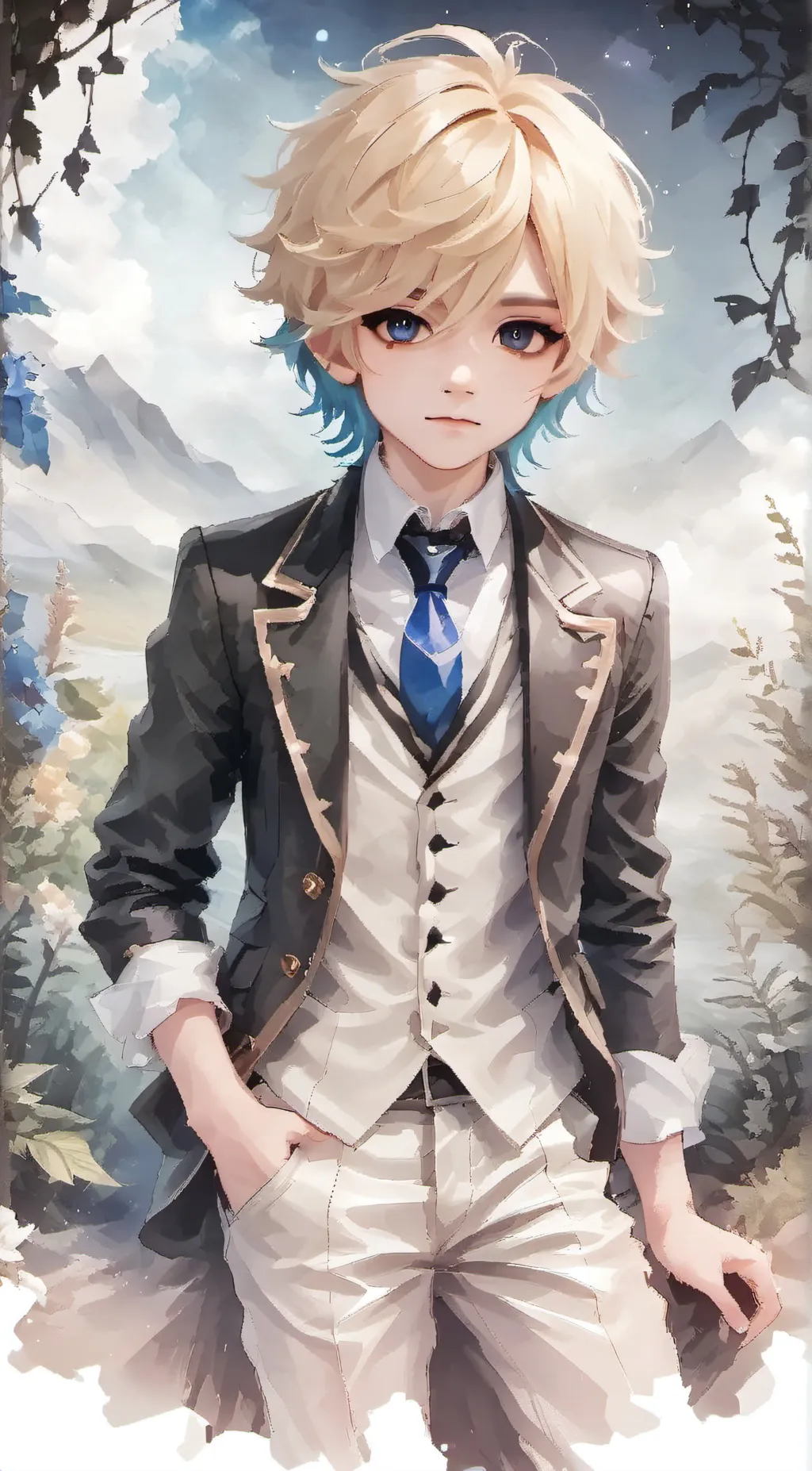 ai character: Luke  background