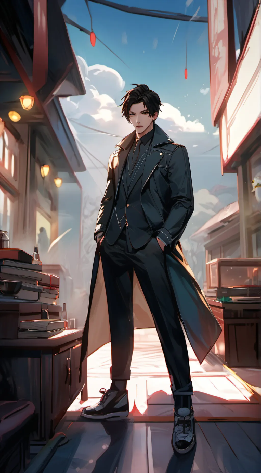 ai character: Jayden  background