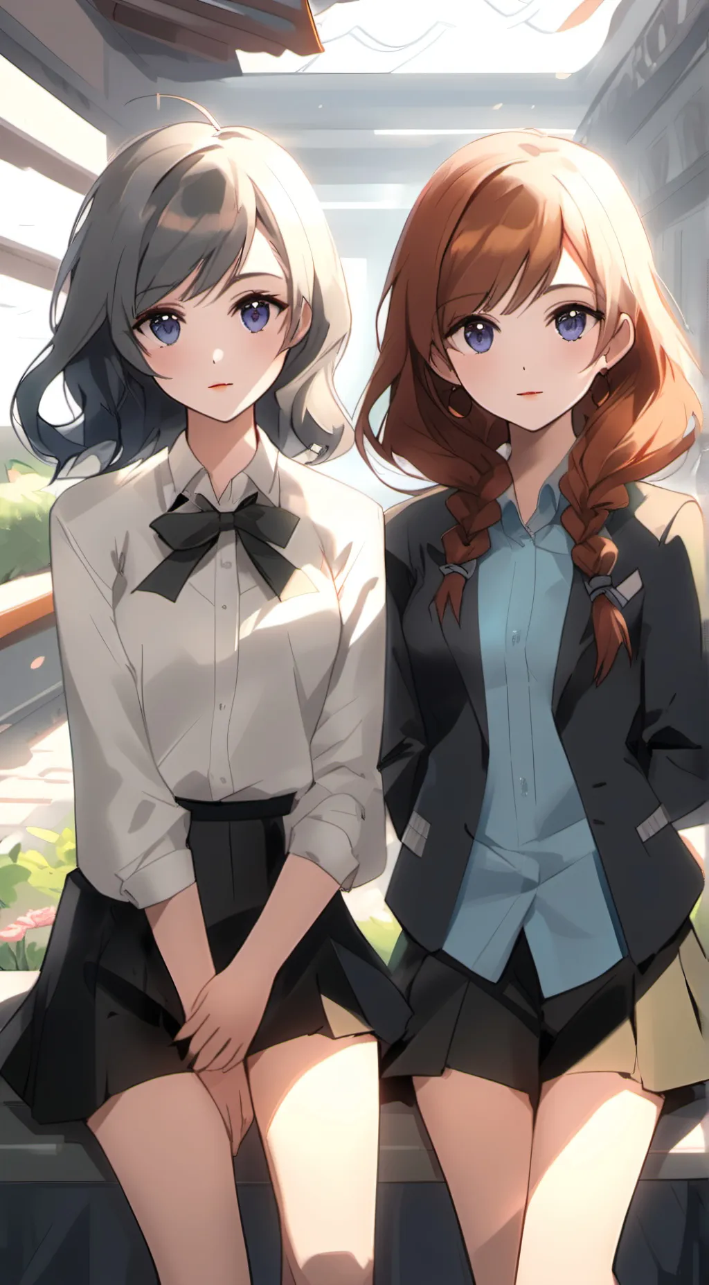 ai character: Emily and Emma background