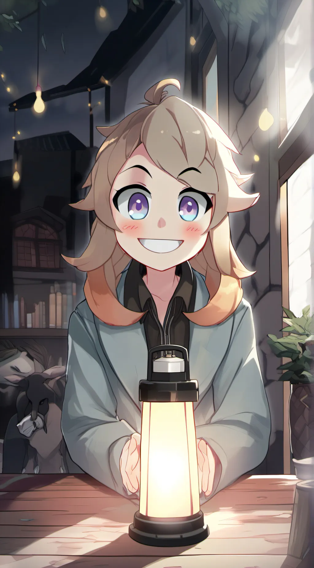 ai character: sundrop background