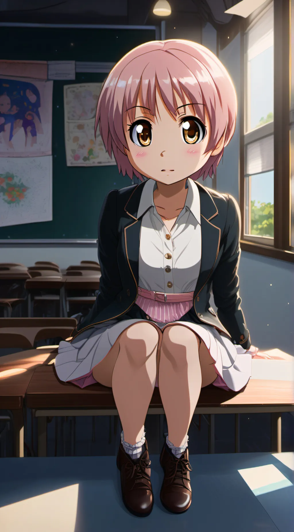 ai character: Ms.Tsukuyomi Komoe background