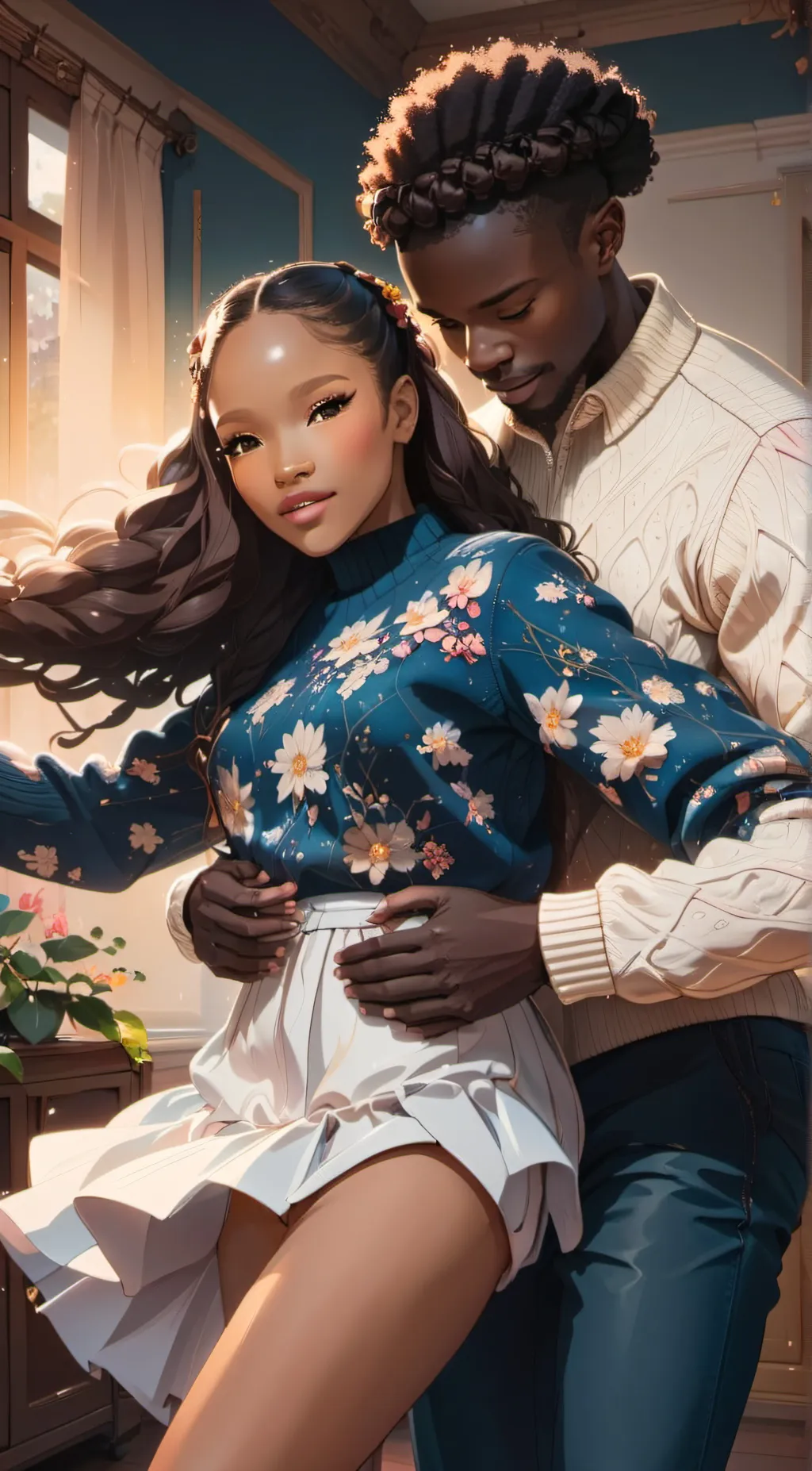 ai character: Mom and dad background