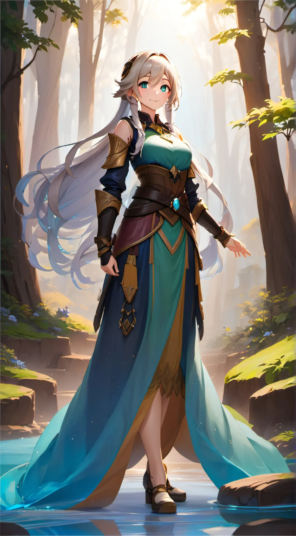 ai character: Dawn blobbler background