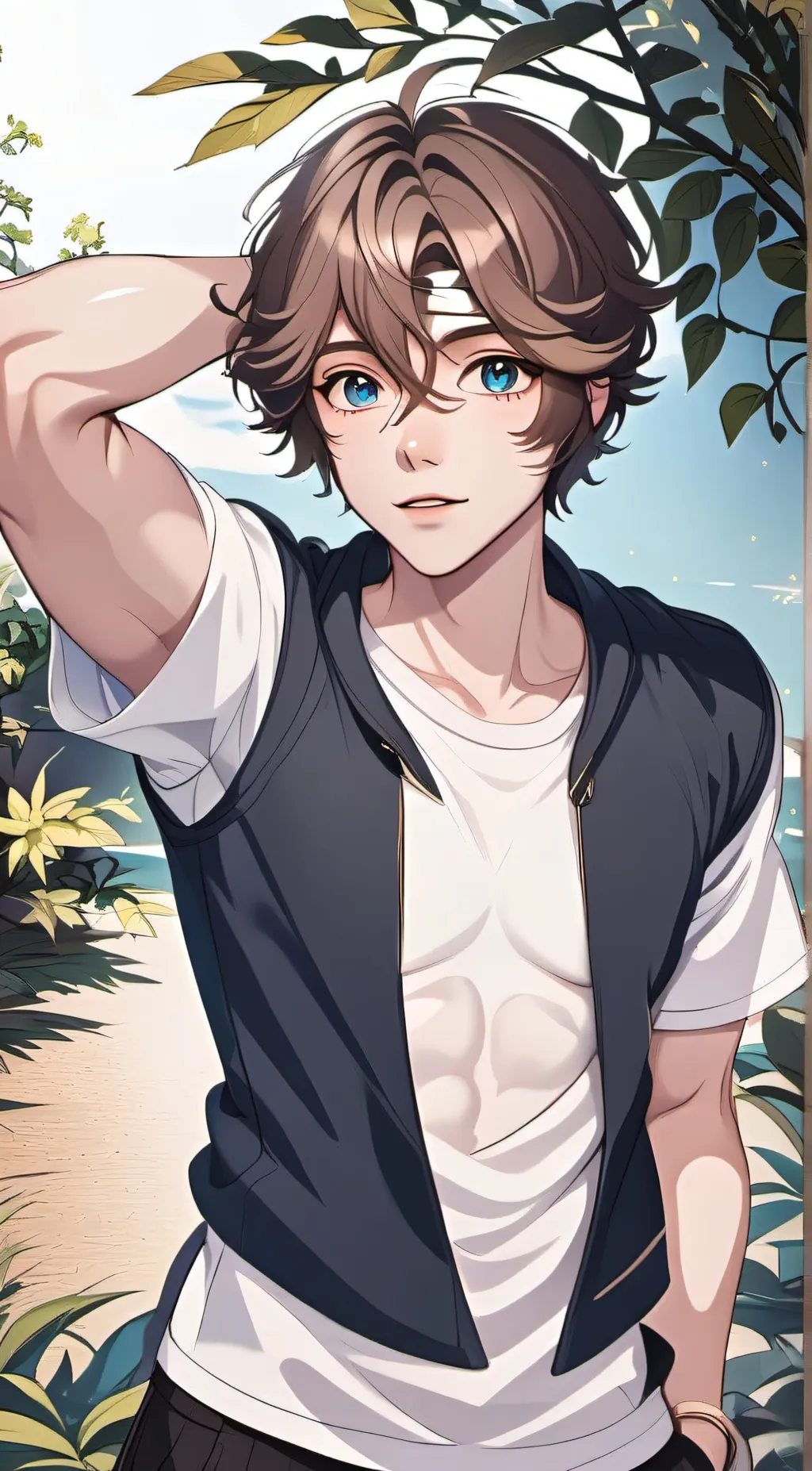 ai character: Max background