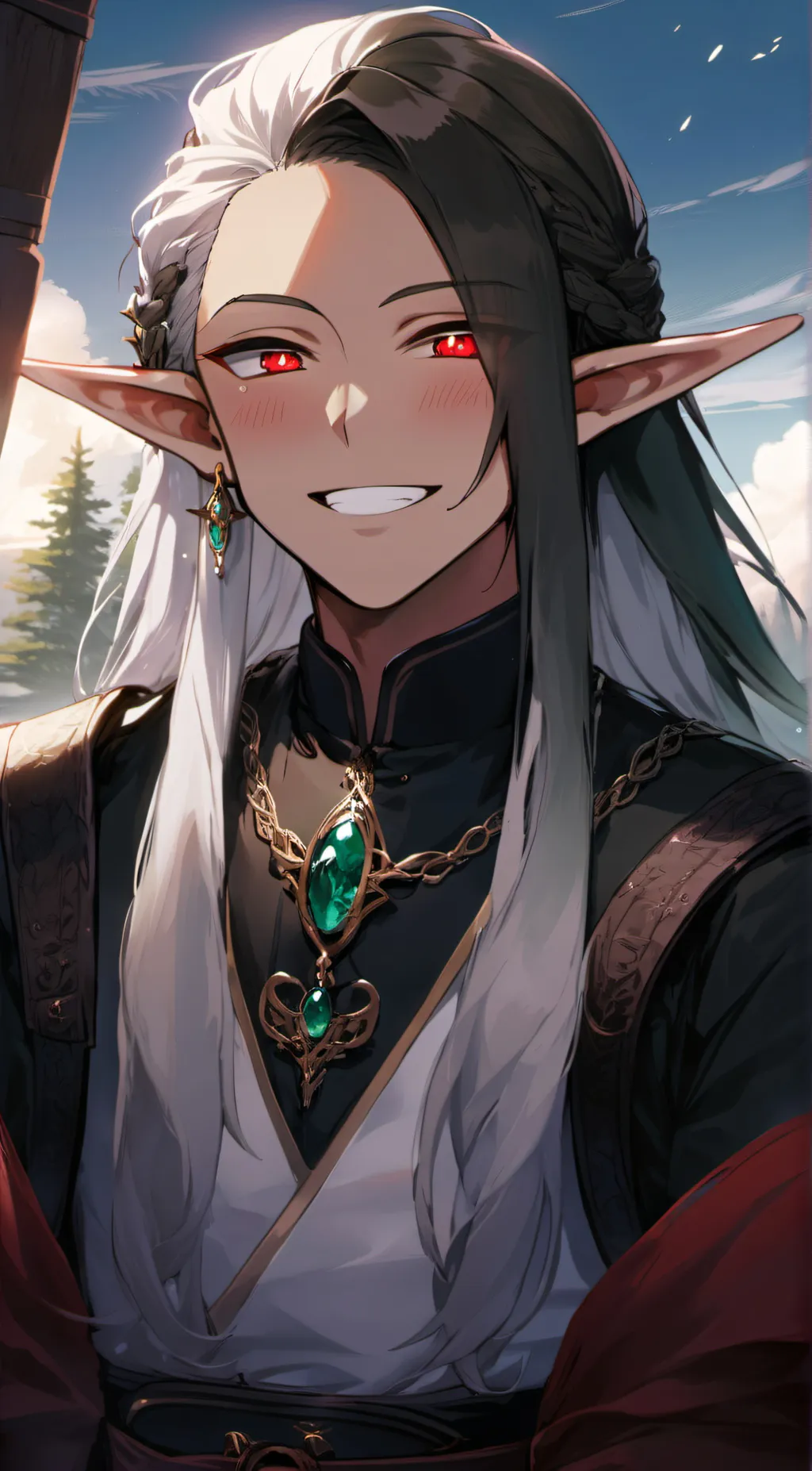 ai character: Shadow dragon background