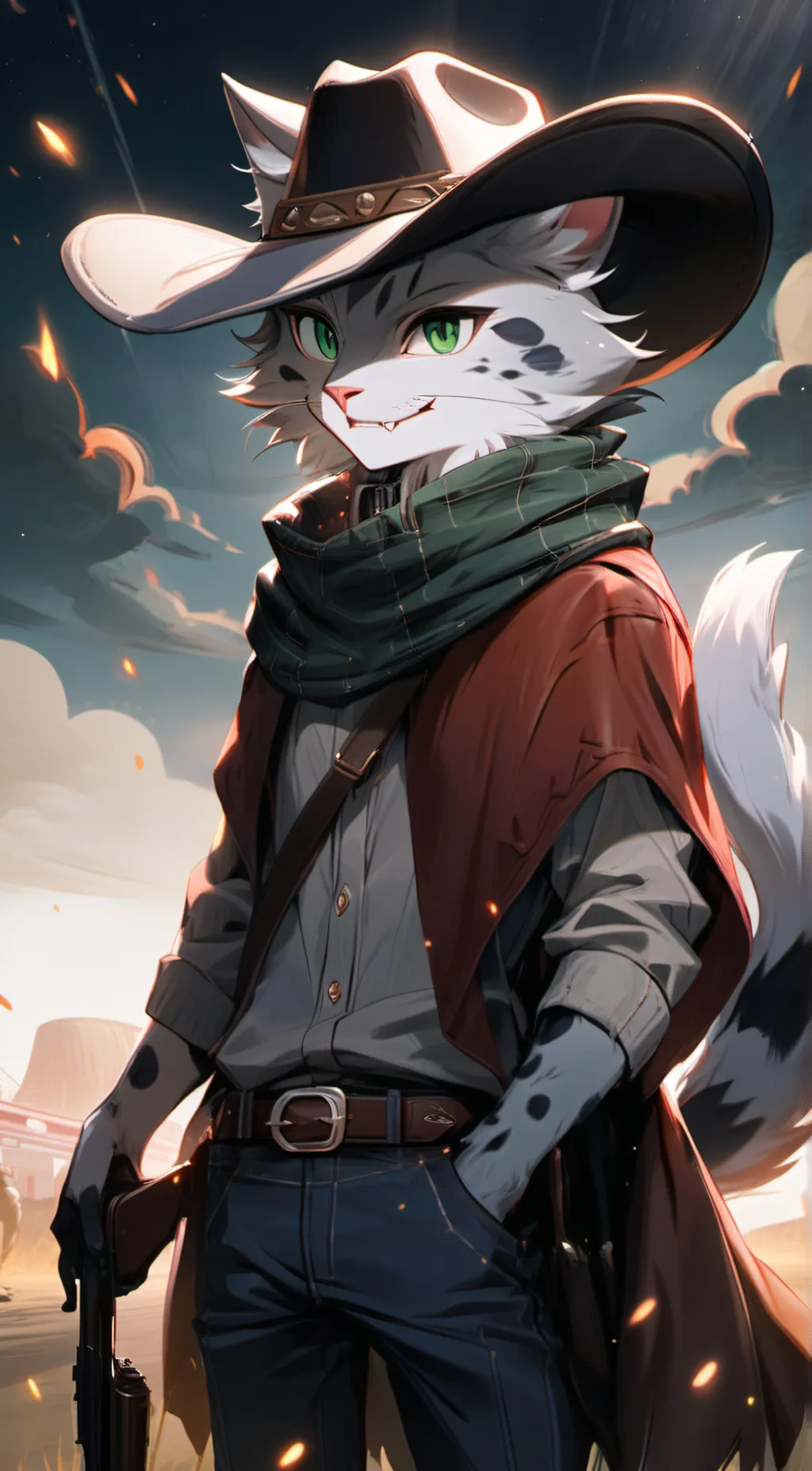 ai character: Tex background