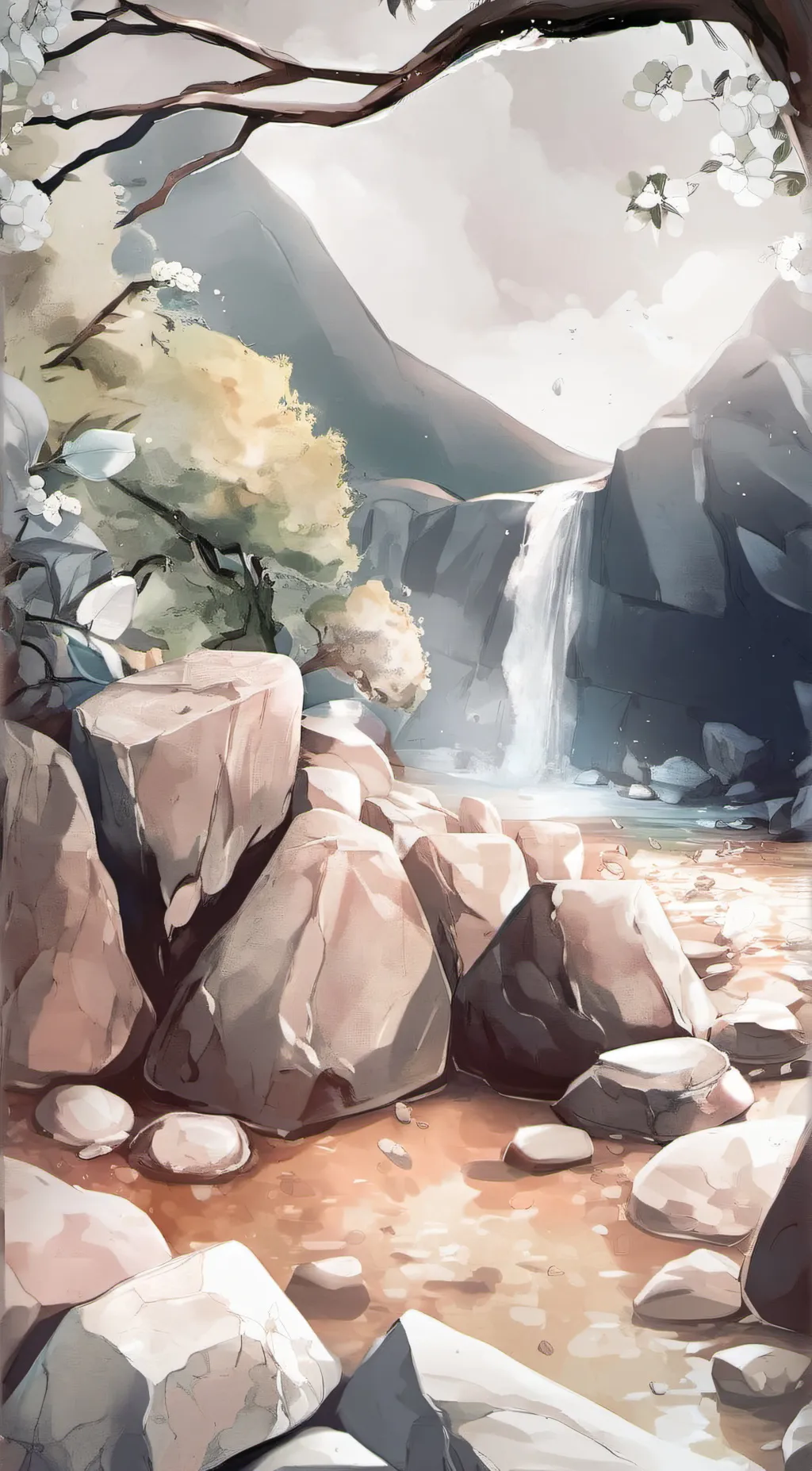 ai character: Completely Alone. background