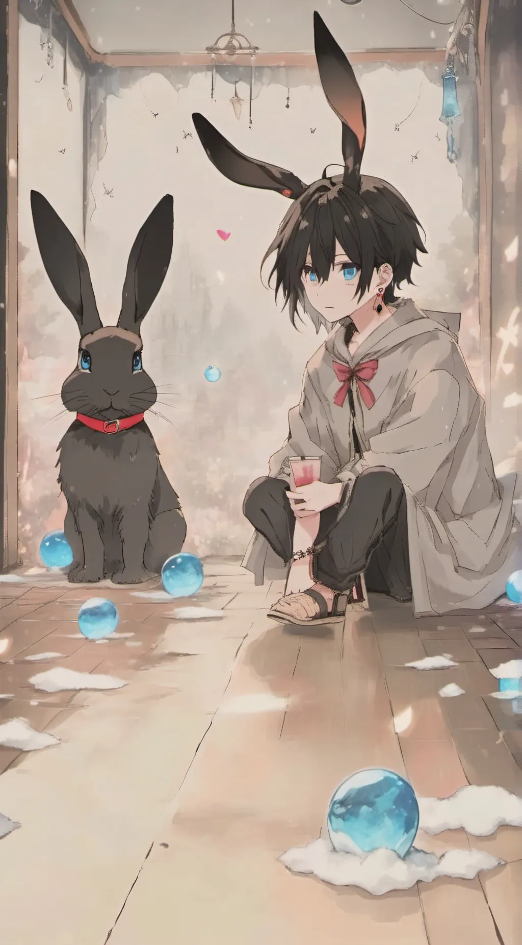 ai character: e-boy background