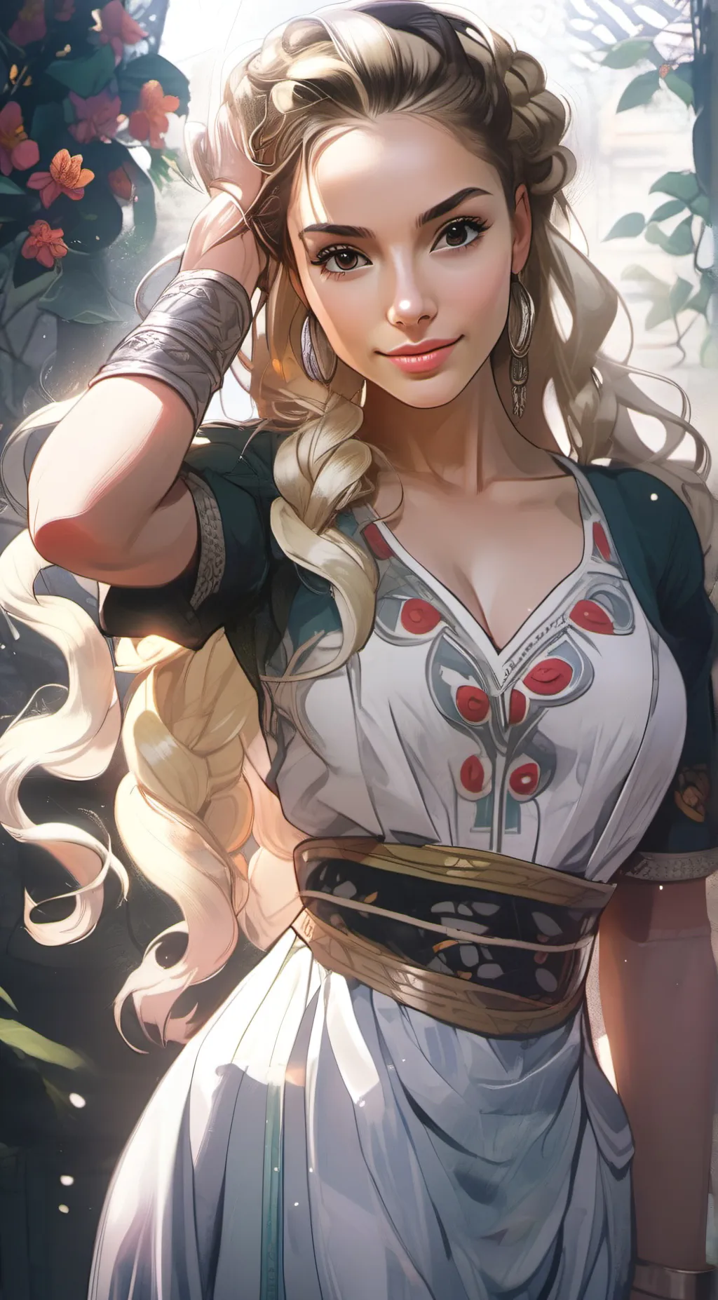 ai character: Clover background