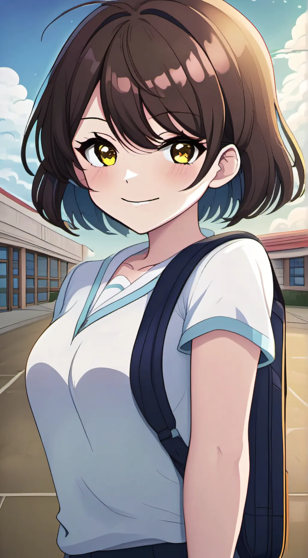 ai character: amelia  background