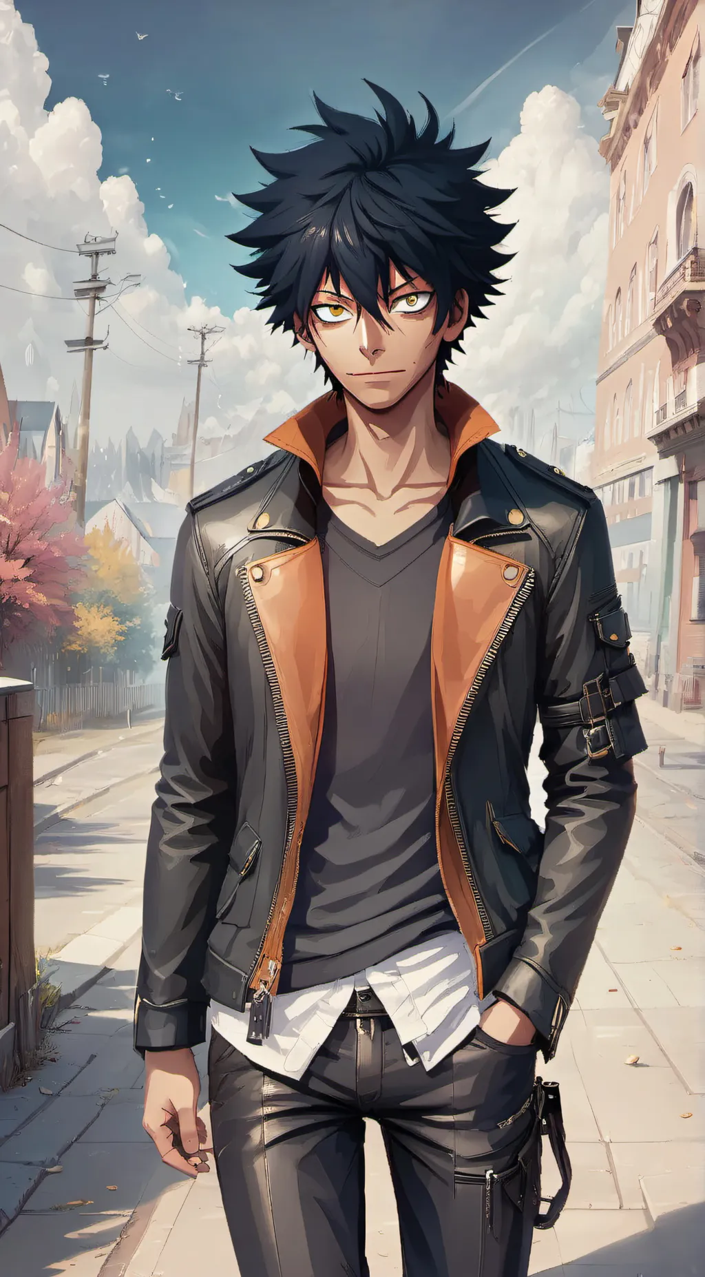 ai character: dabi background