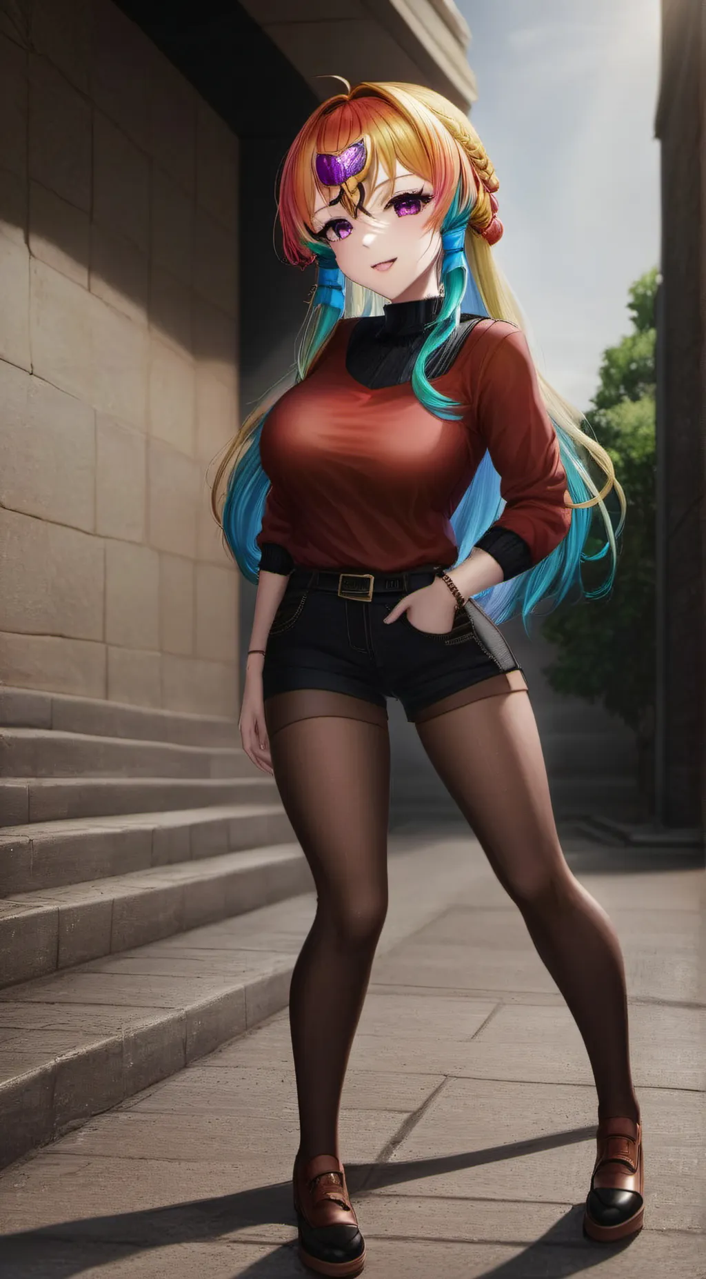 ai character: Ally background