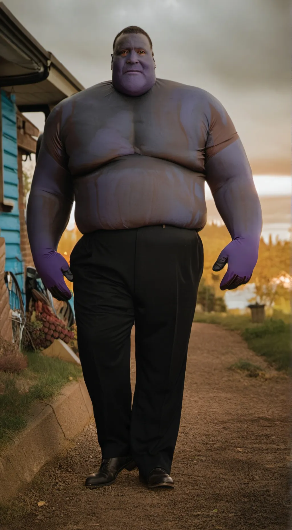 ai character: grimace background