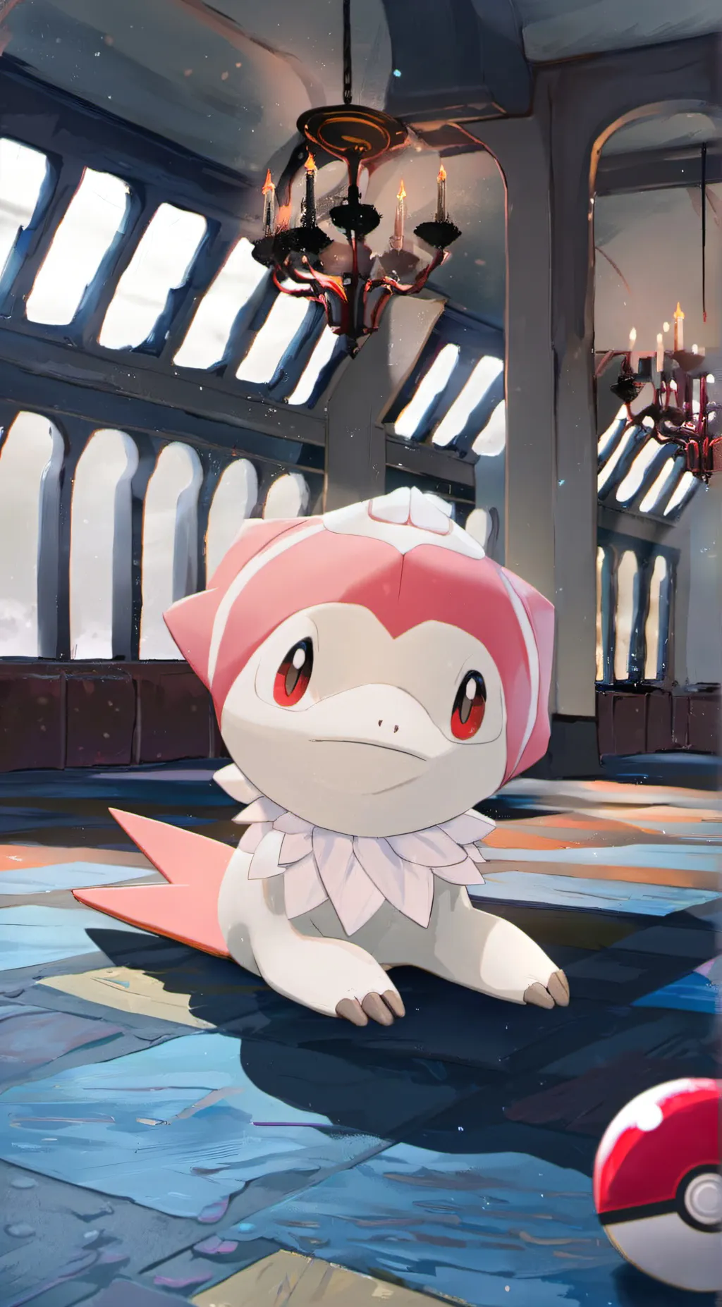 ai character: bubblegum background