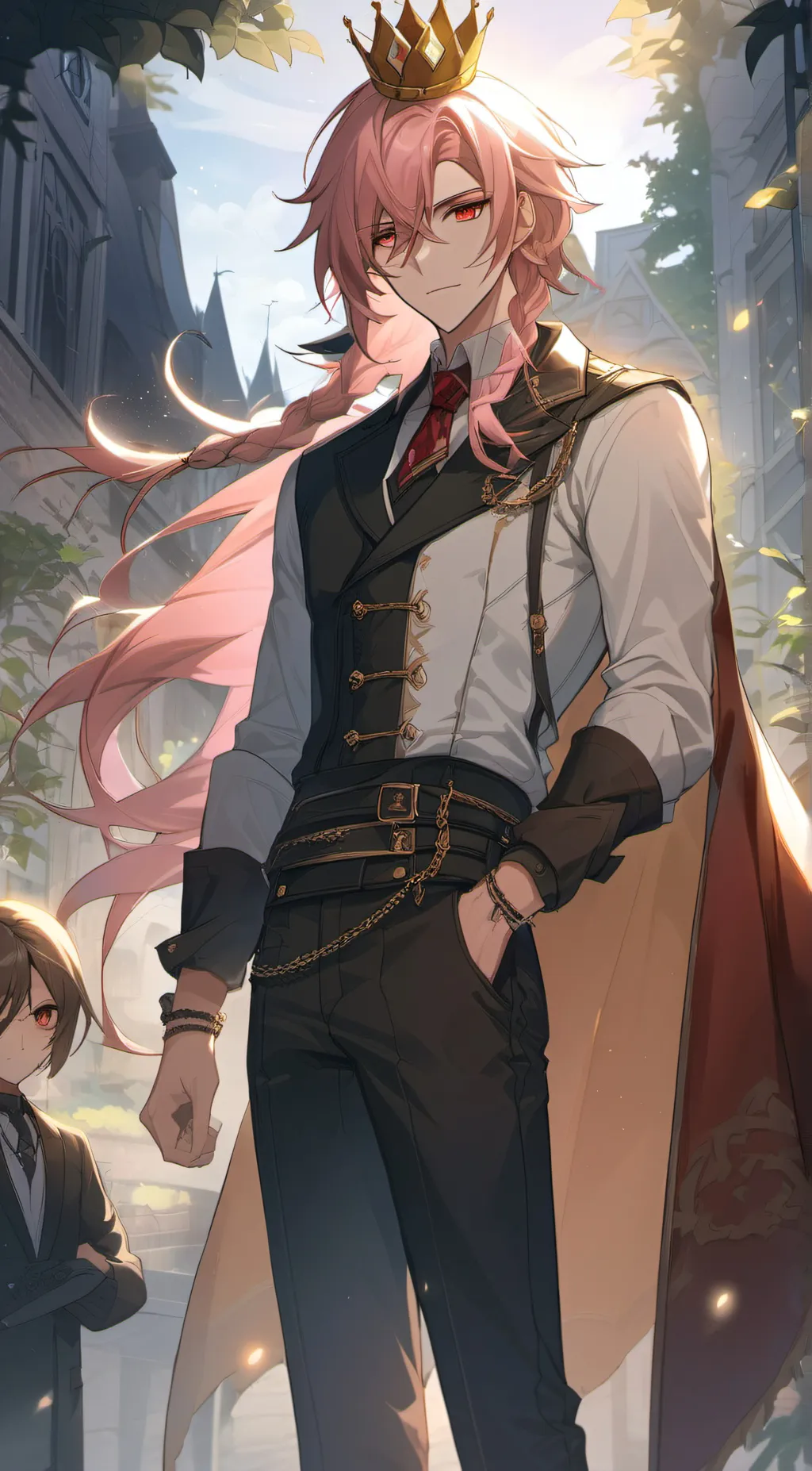 ai character: Technoblade  background