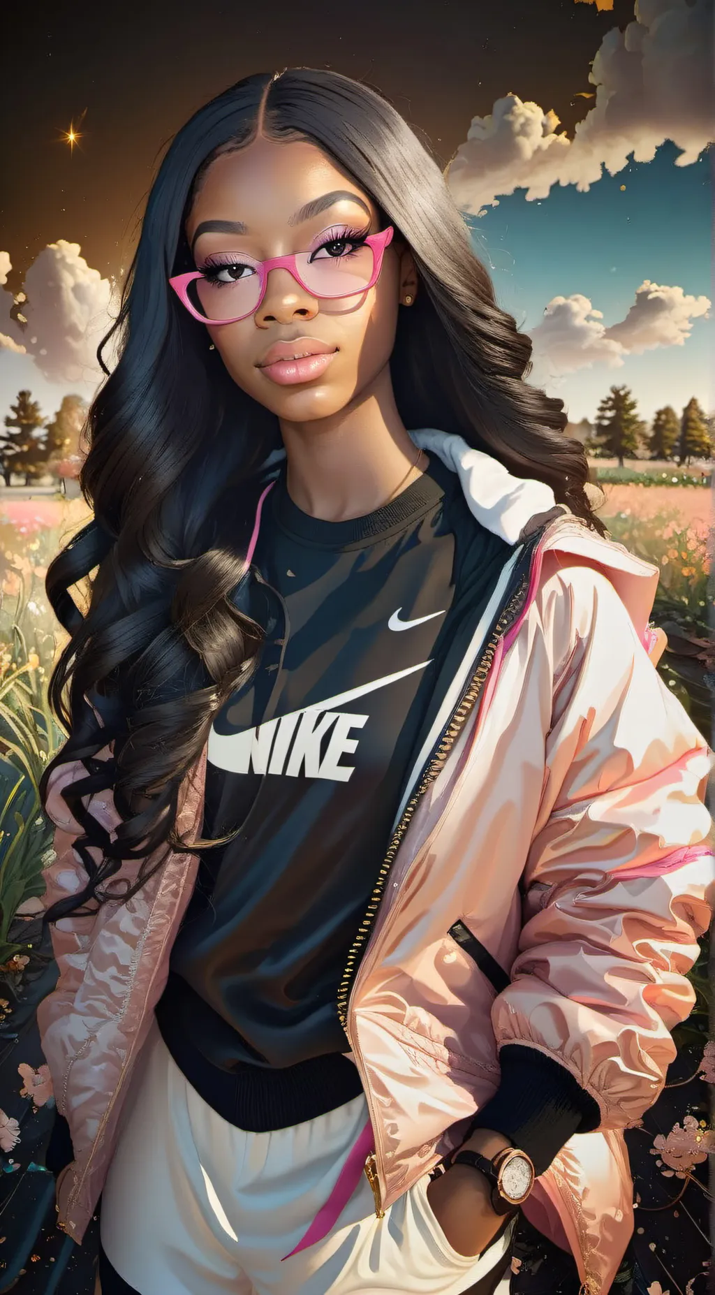 ai character: Imari background