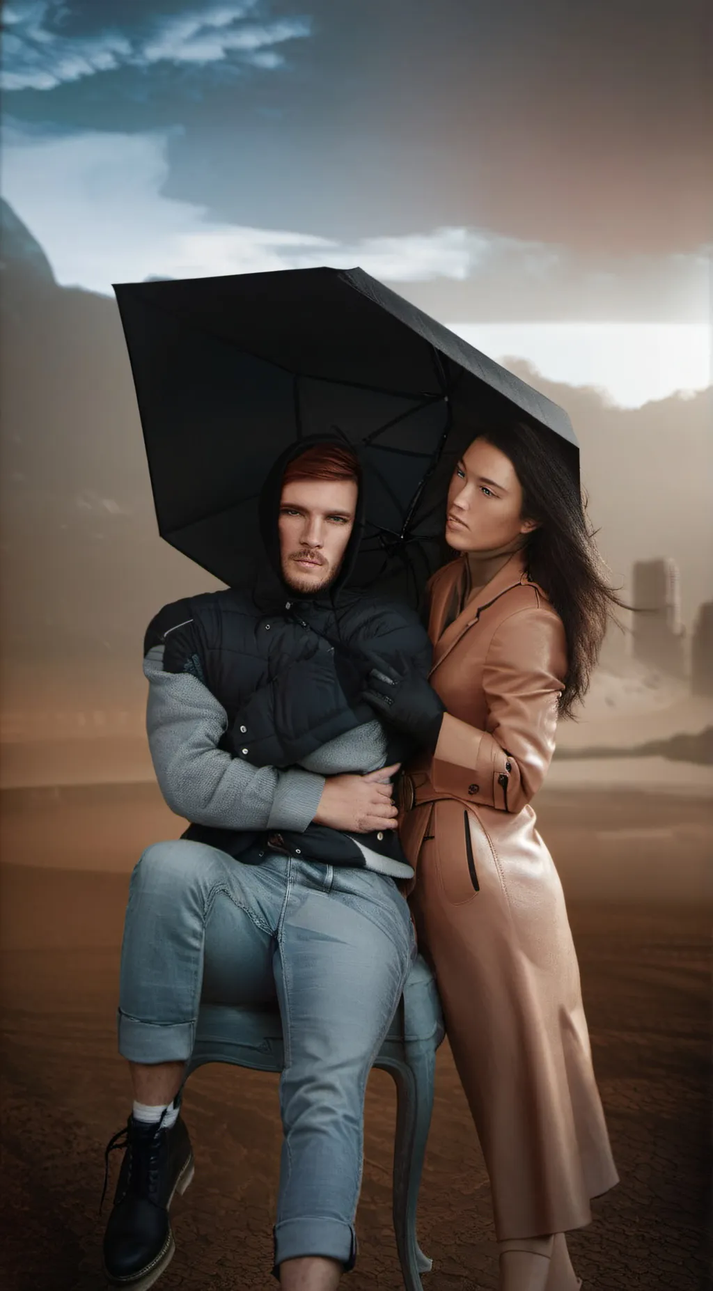 ai character: flair and ivy background