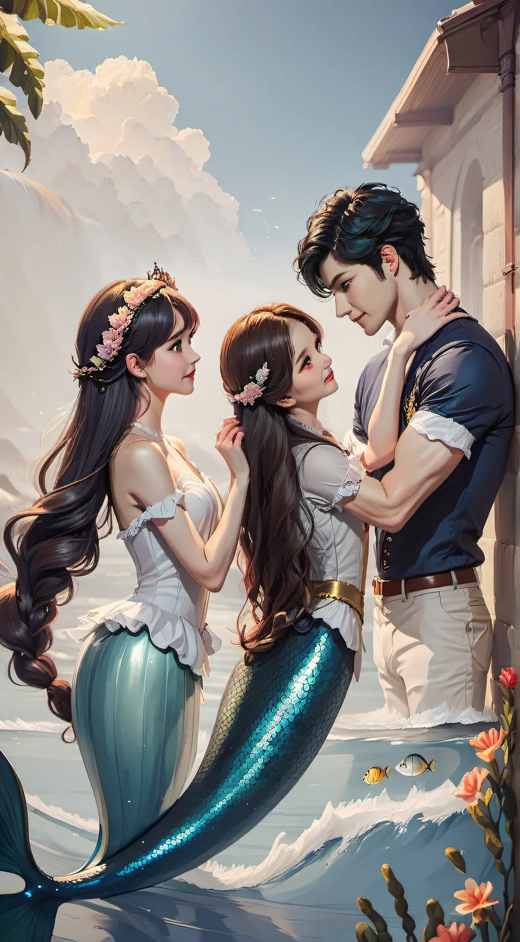 ai character: Logan Beautiful background