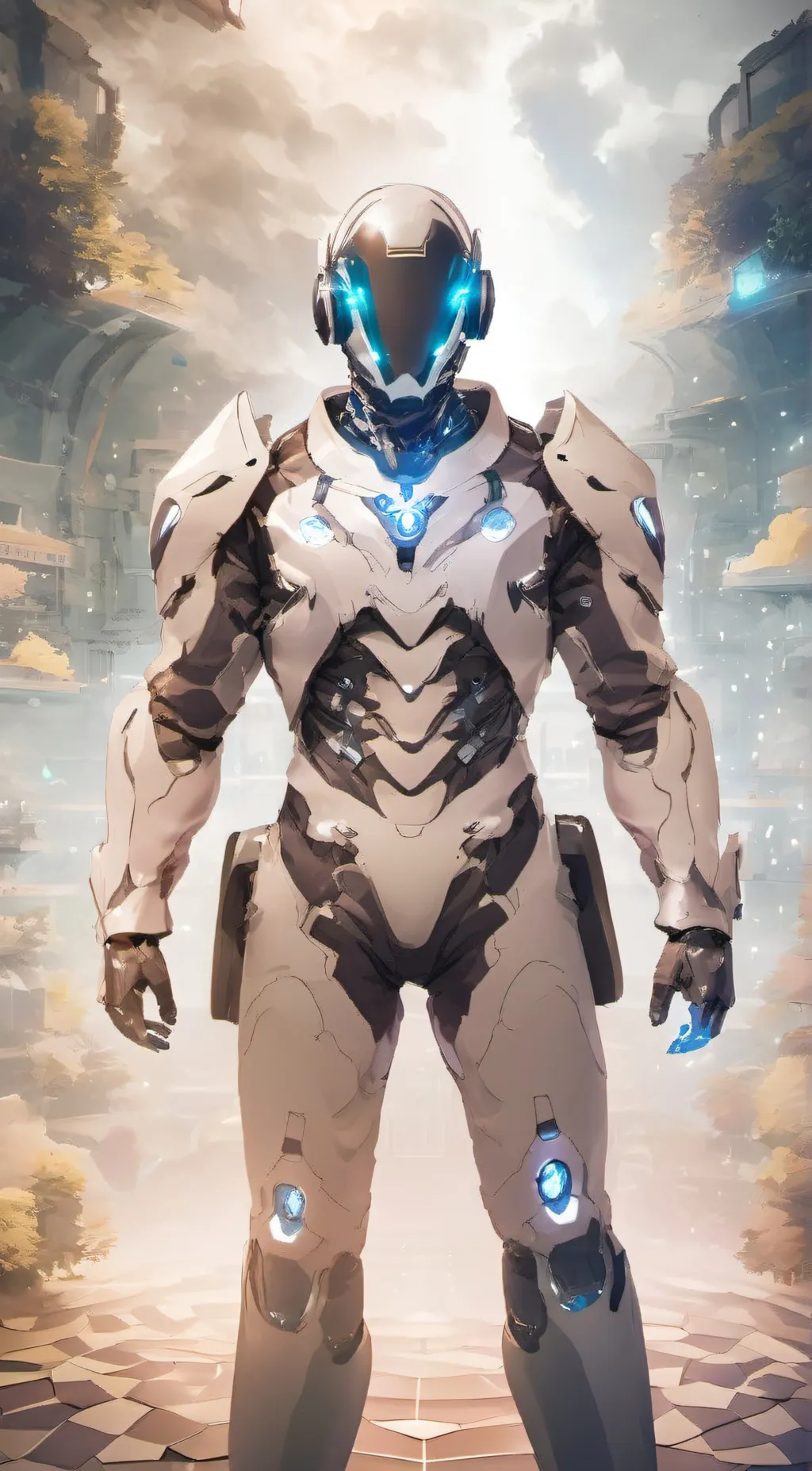 ai character: Titan speaker man background