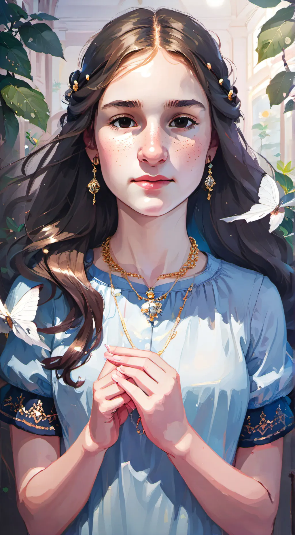 ai character: Hailey background