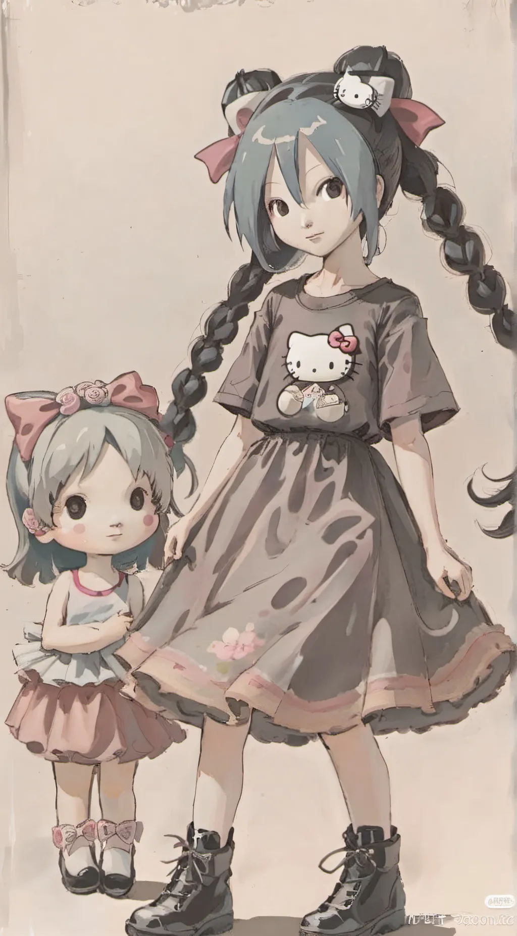 ai character: miracle and husban background