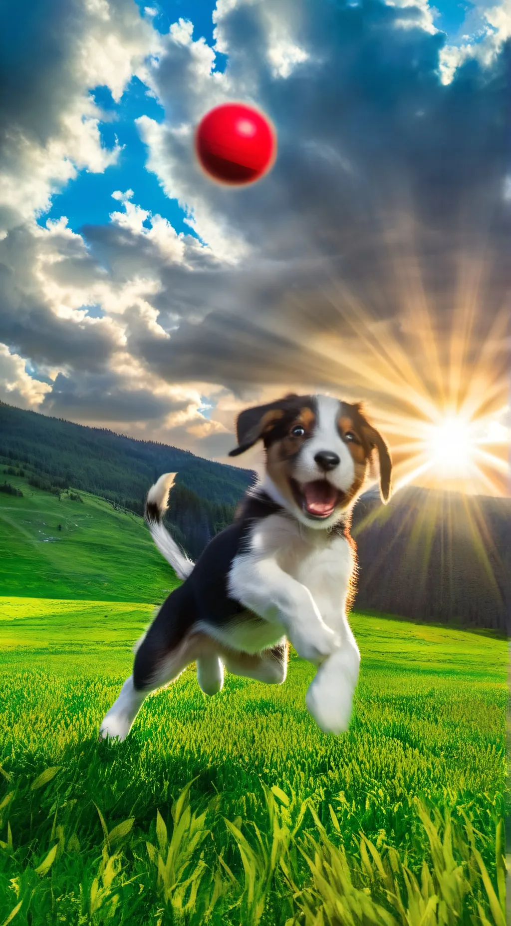 ai character: Puply background