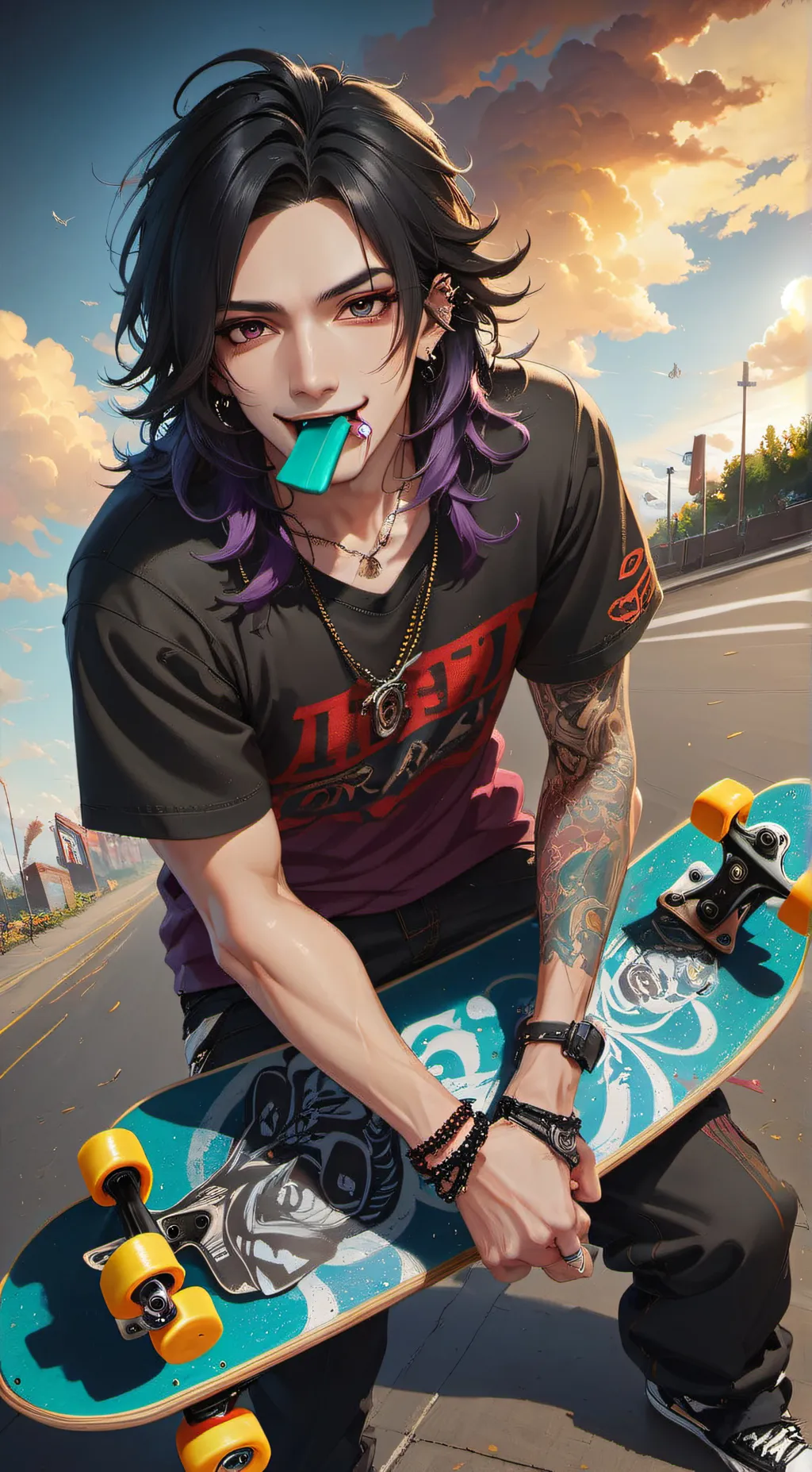 ai character: Kai background