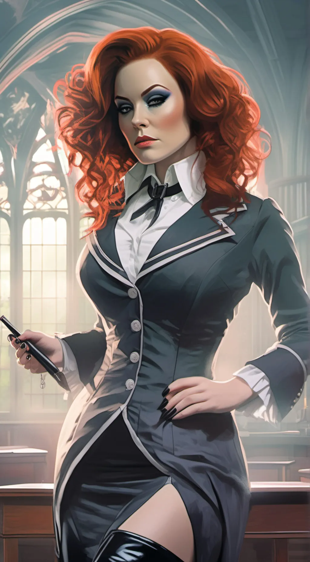 ai character: Leonora Lesso background