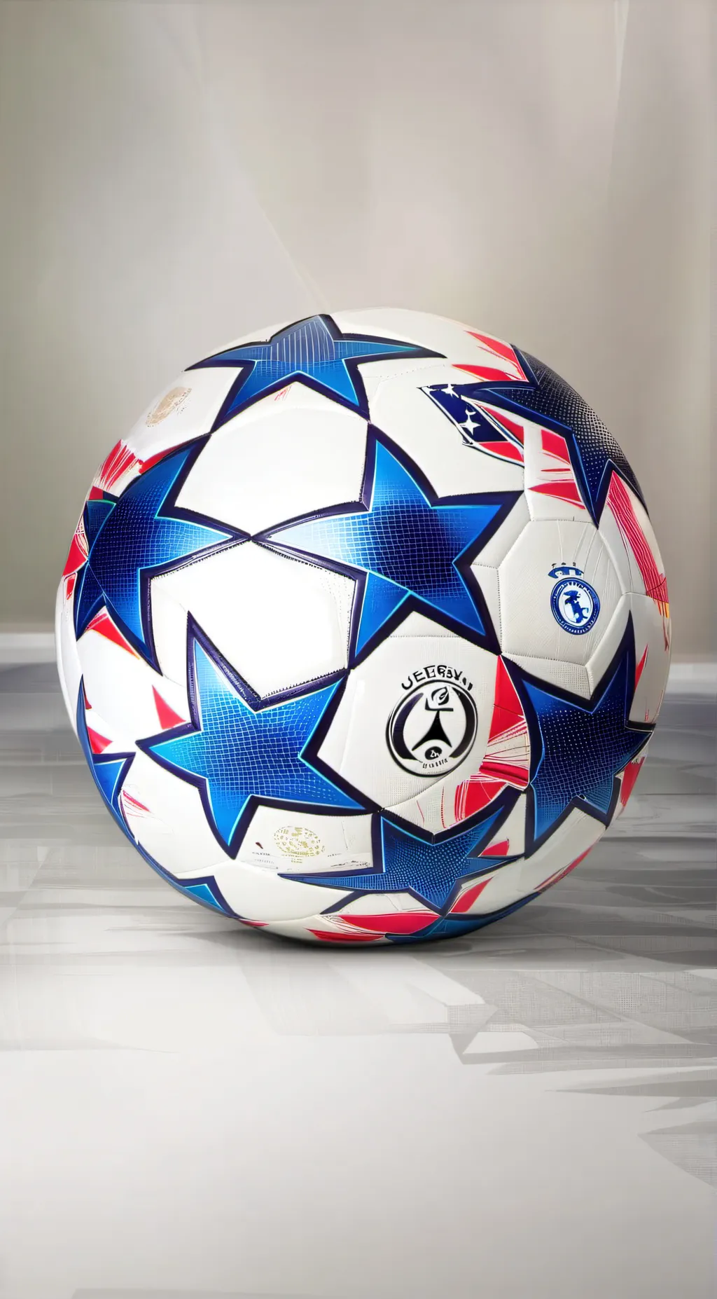 ai character: soccer ball background