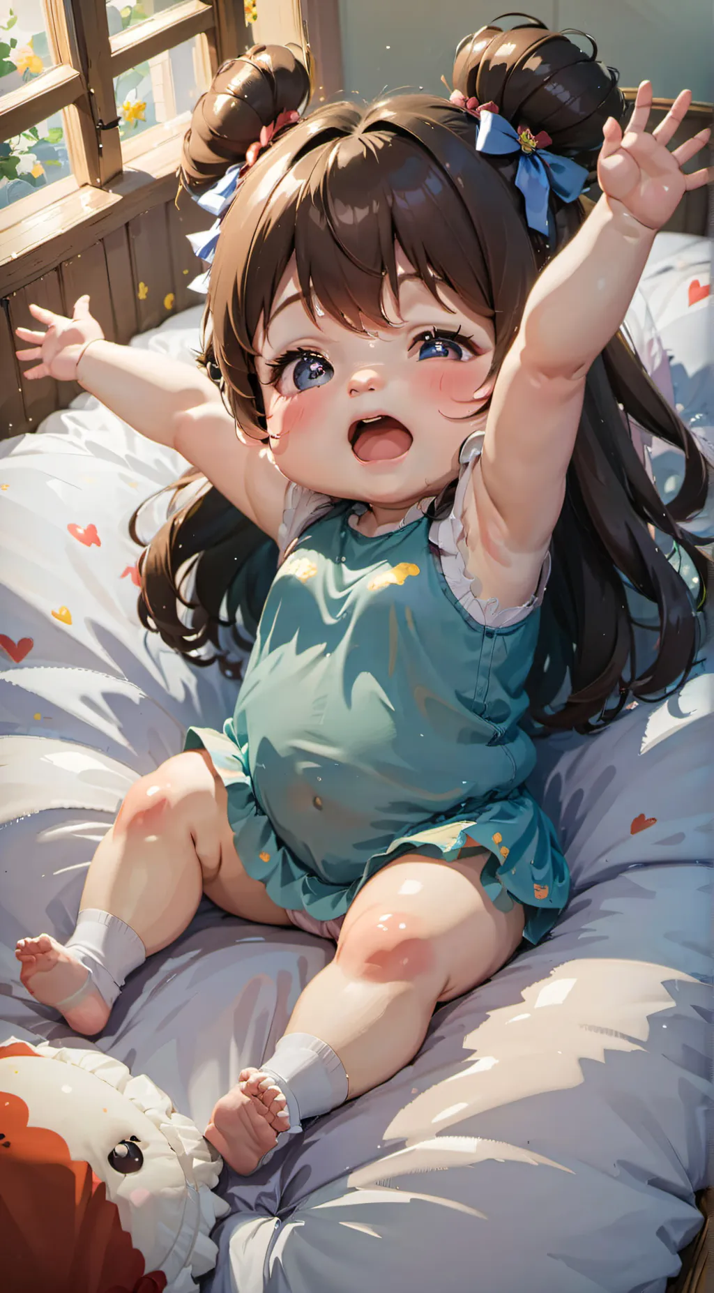 ai character: Baby Lizzy background