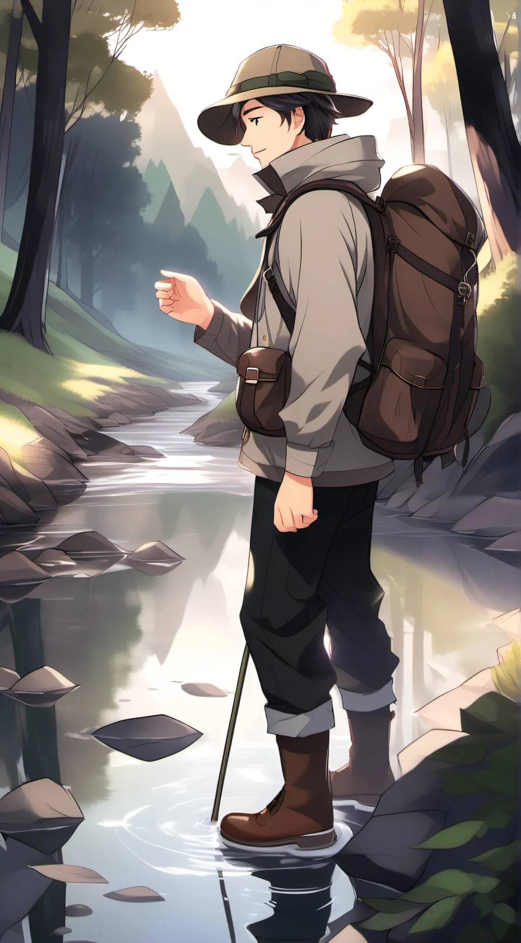 ai character: brandon background