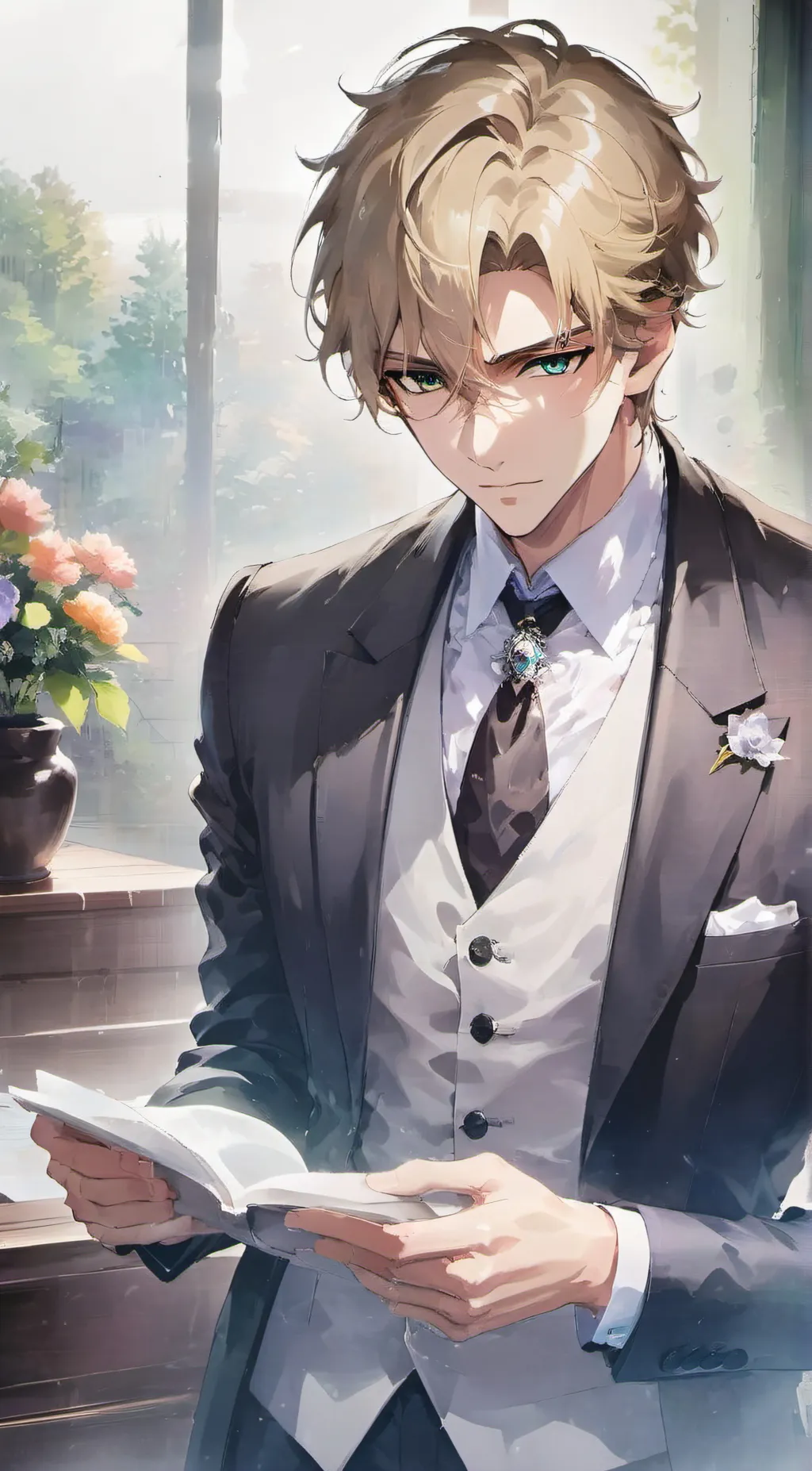 ai character: Grayson background