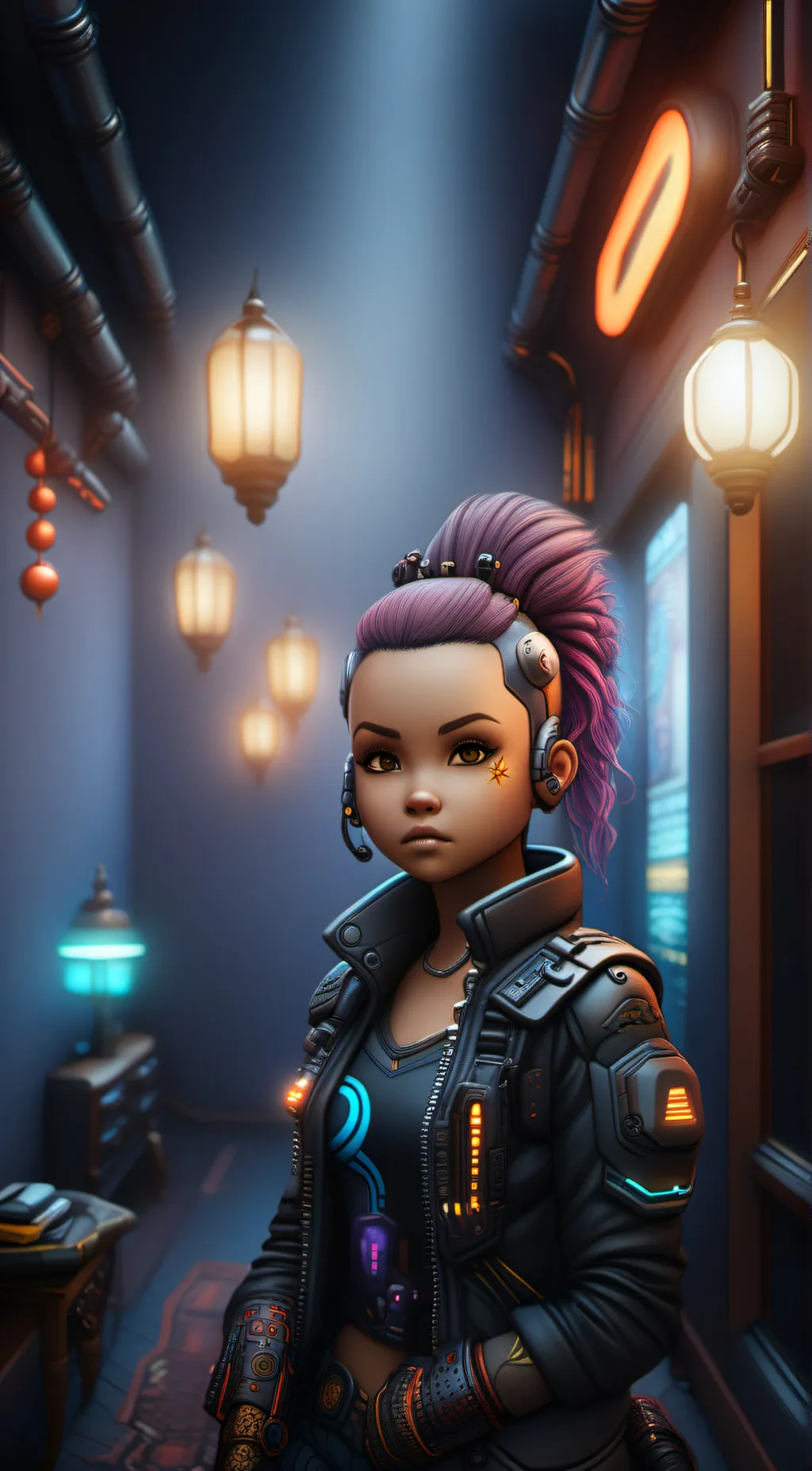 ai character: Lily background