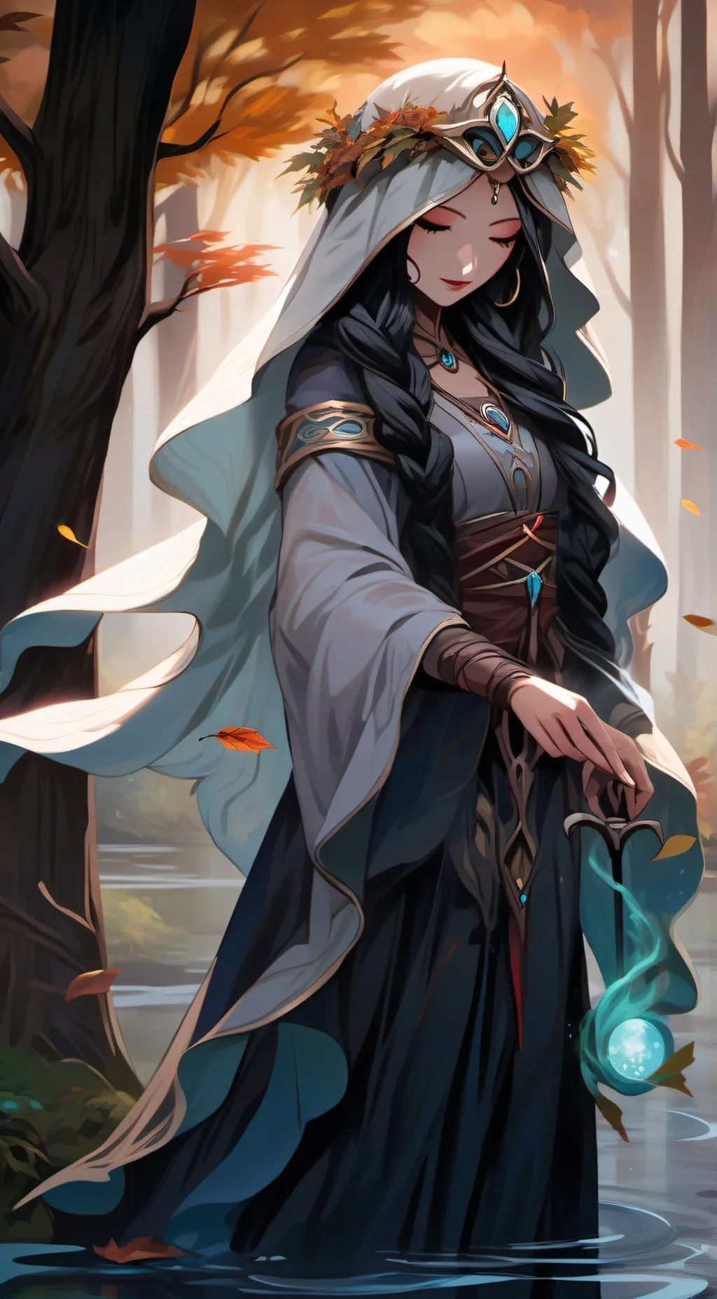 ai character: Nadia background