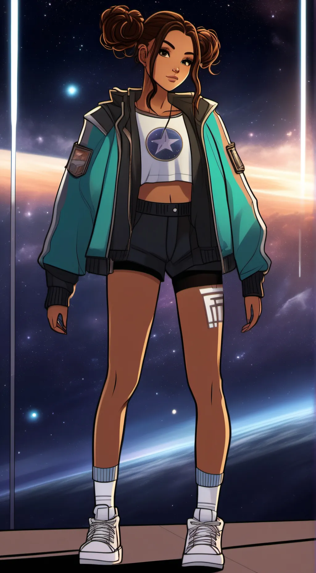 ai character: Vega background