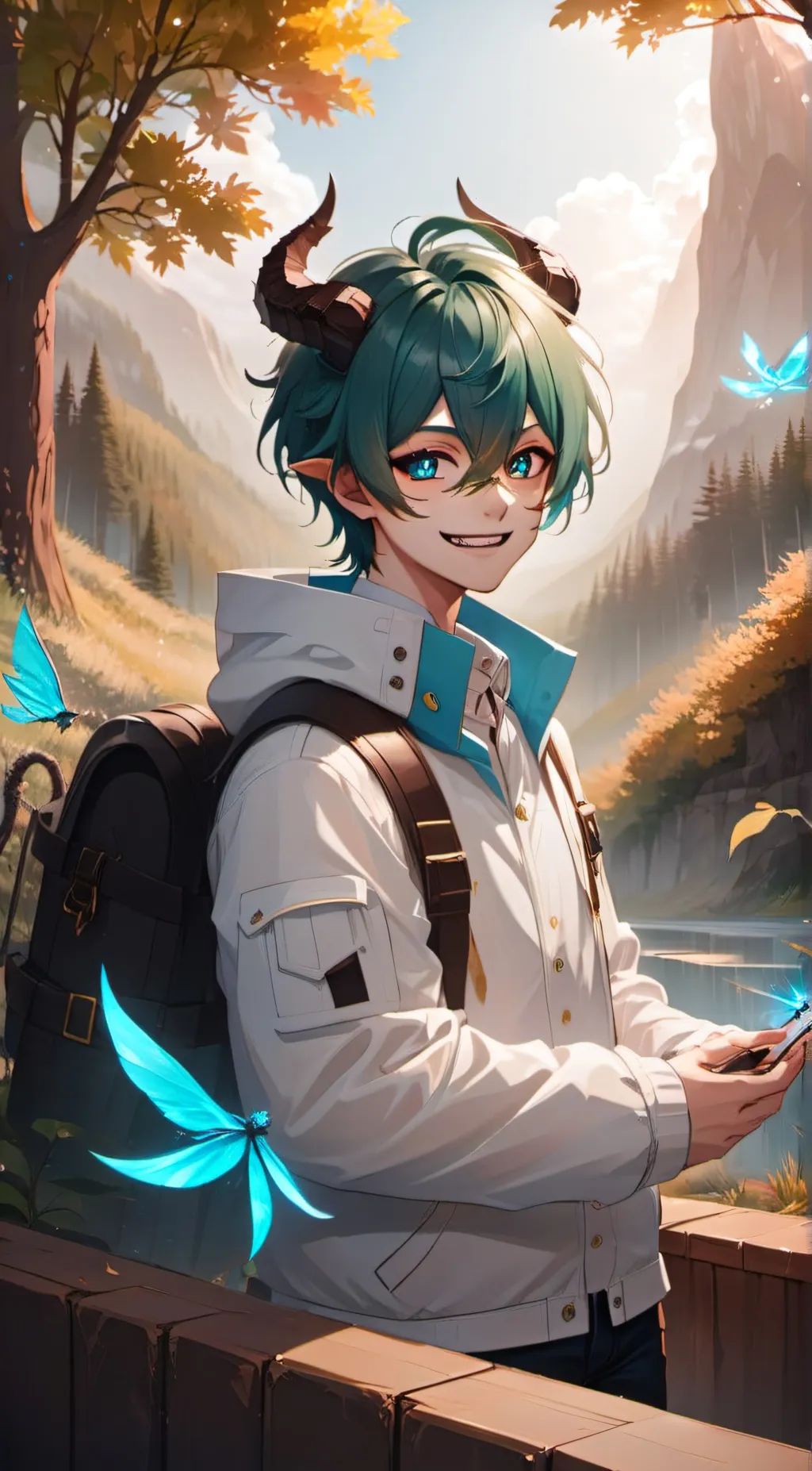 ai character: cyber  background