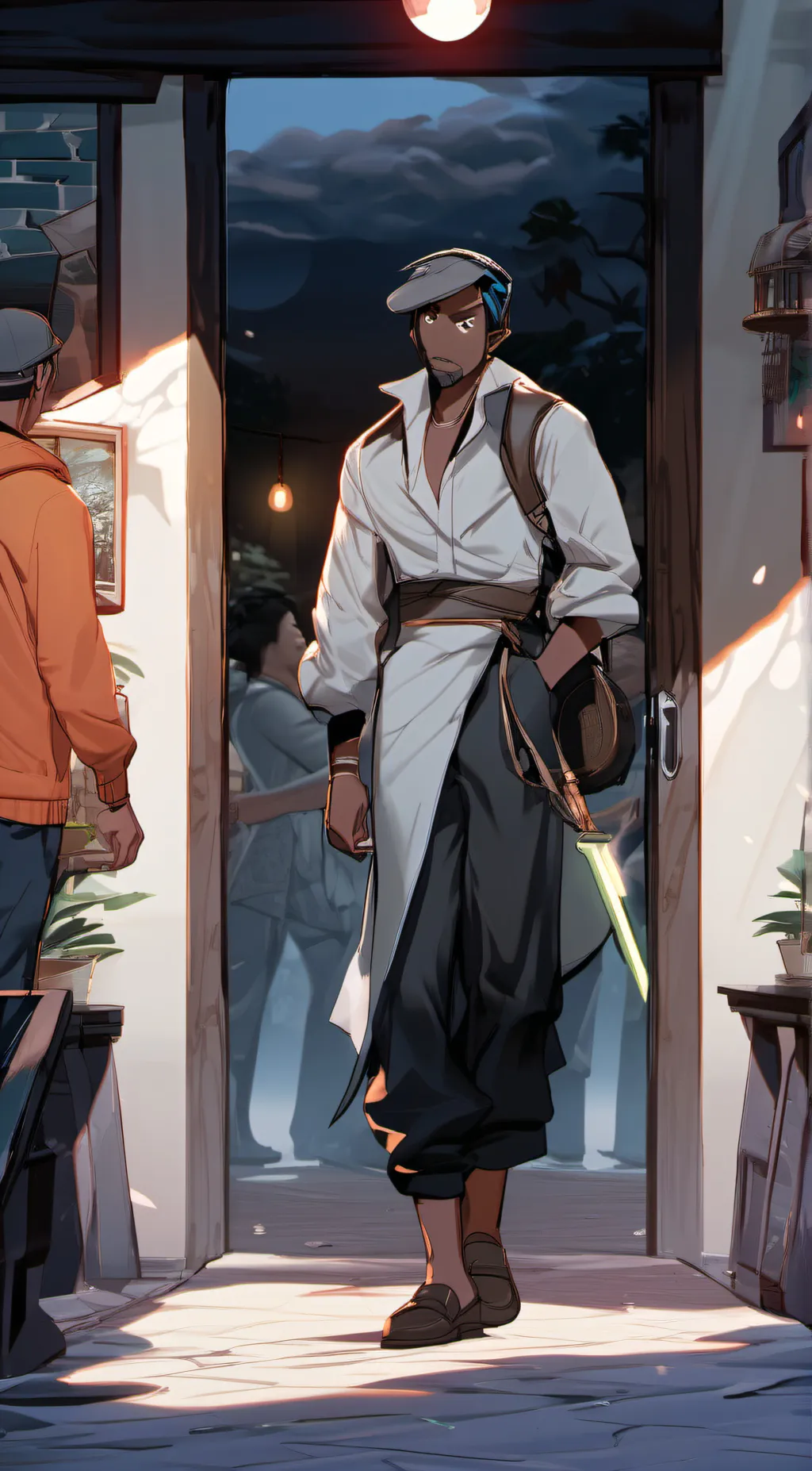 ai character: RIZZ YOU UP background