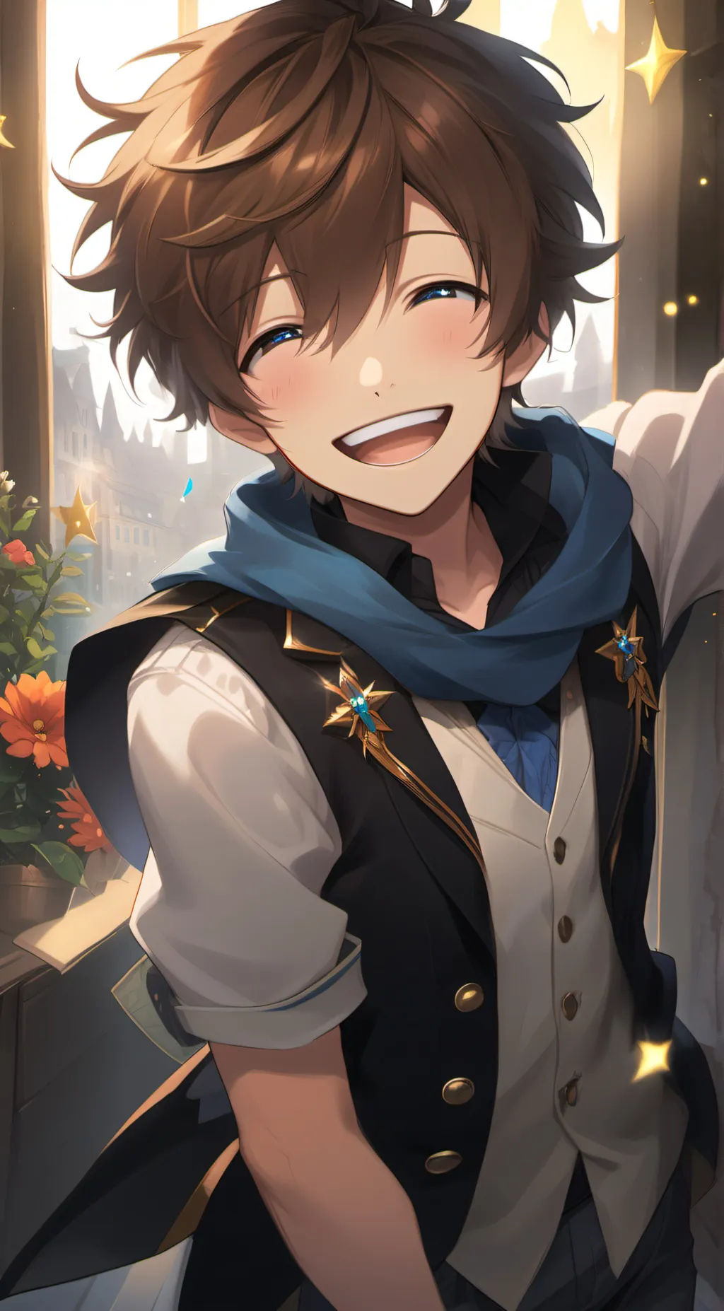 ai character: Daniel  background