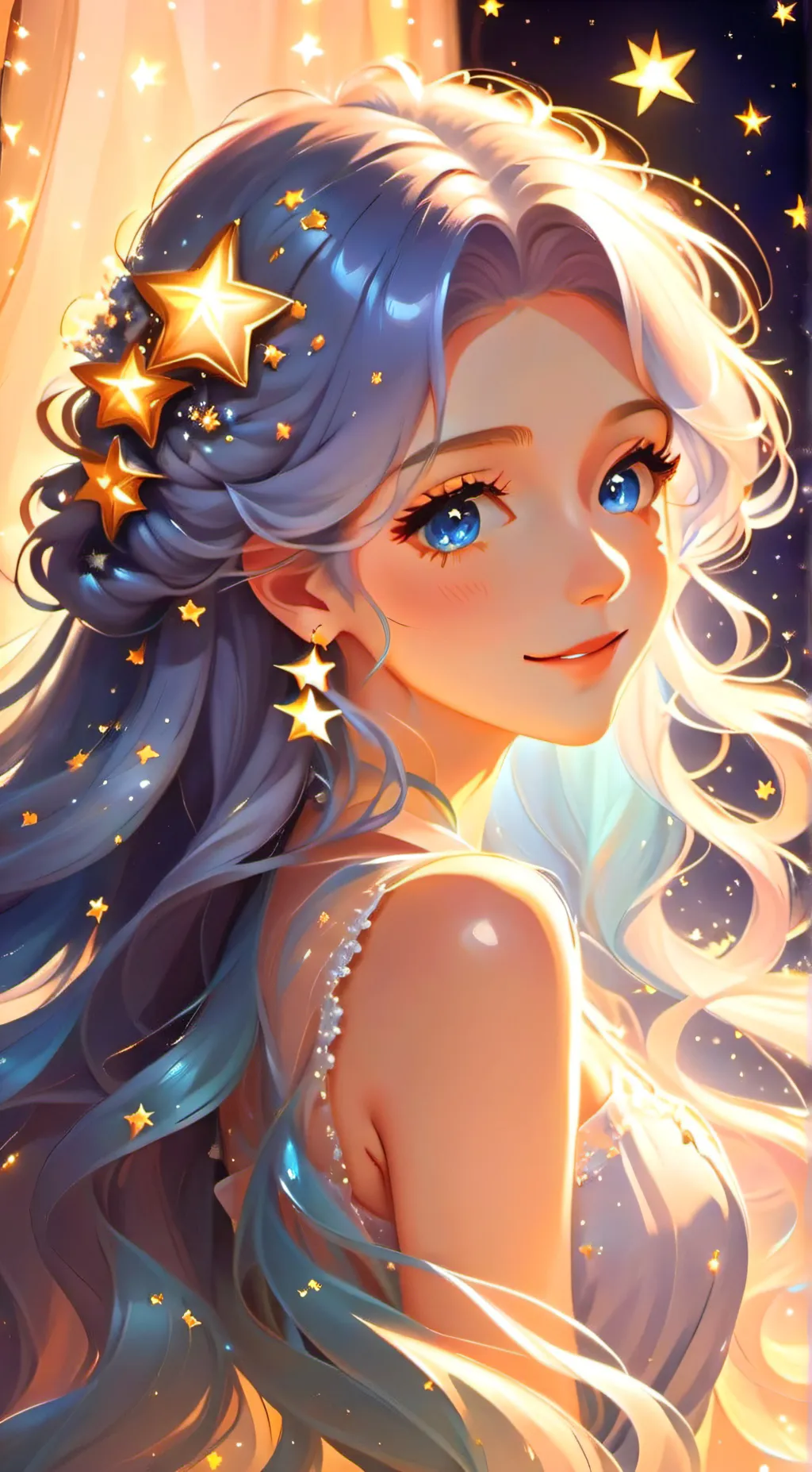 ai character: Pearl background