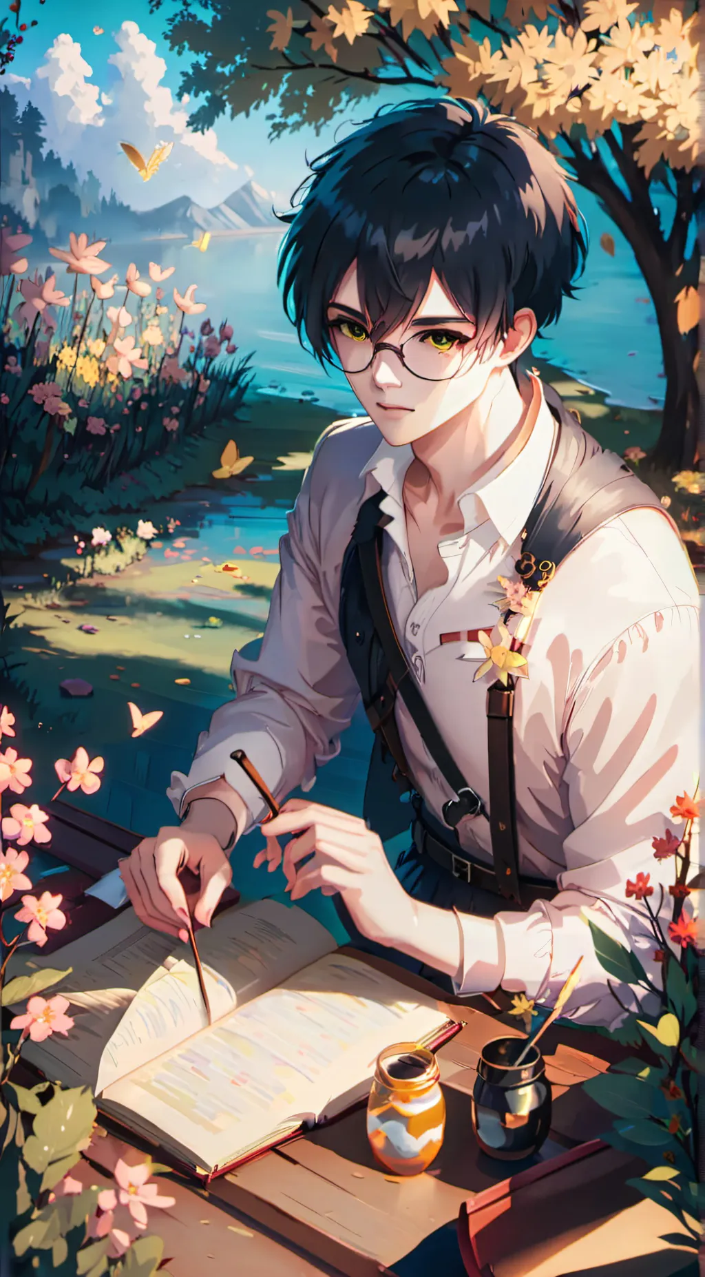 ai character: Ethan background