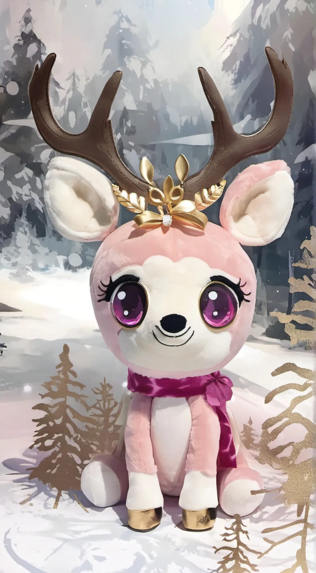 ai character: Reindeery background