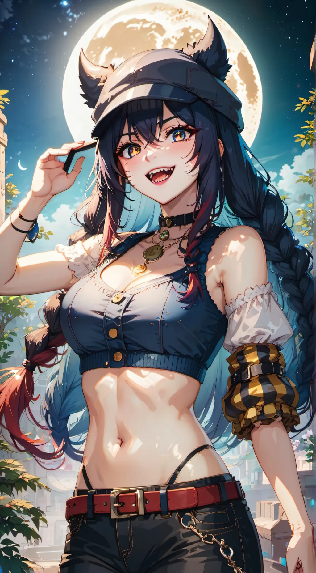 ai character: Luna/bully background