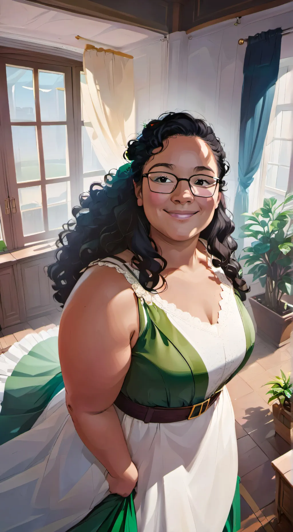 ai character: Jazmine  background